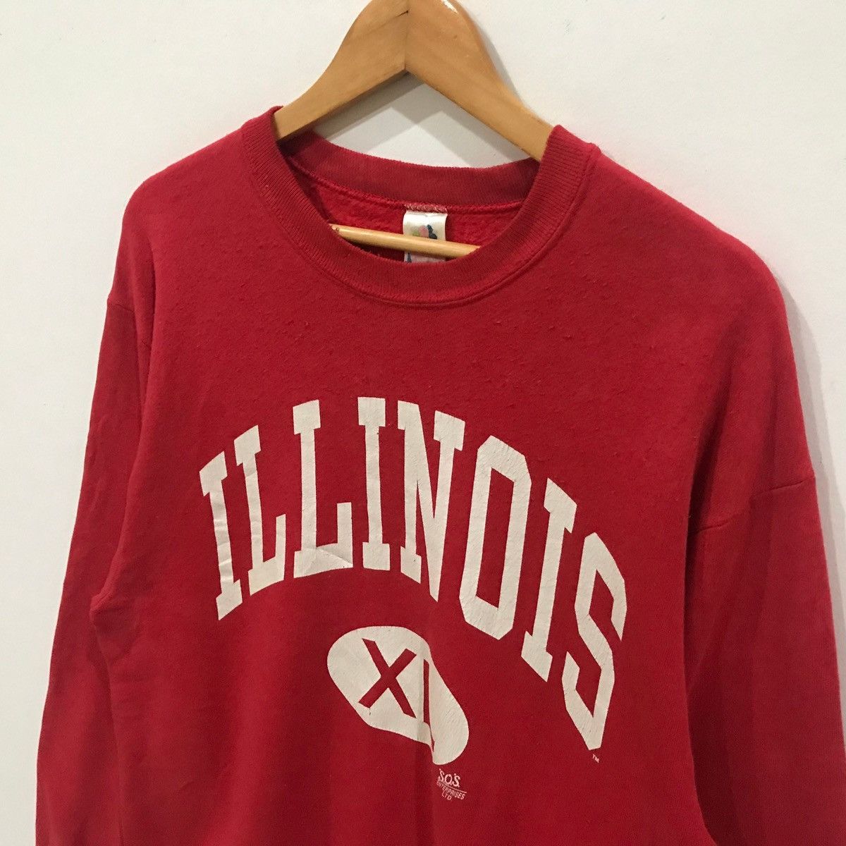 Vintage vintage illinois XL big logo jumper pullover sweatshirt Size US M / EU 48-50 / 2 - 4 Thumbnail