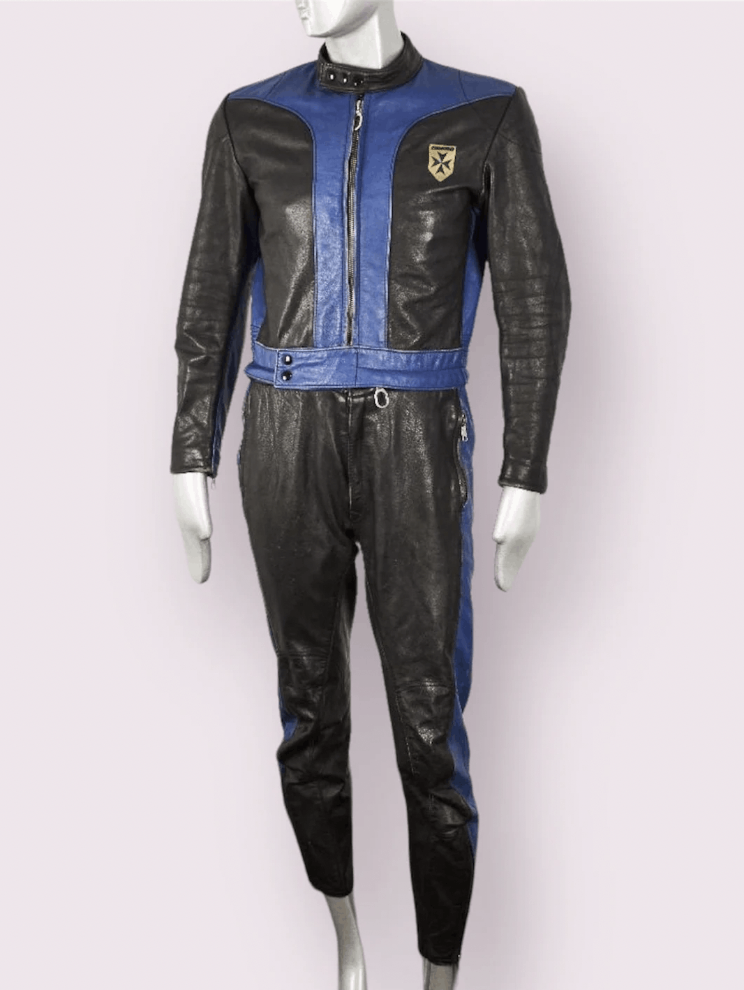 Vintage HARRO Vintage 80s Leather Motorcycle Racing Biker Suit Size US 32 / EU 48 - 2 Thumbnail