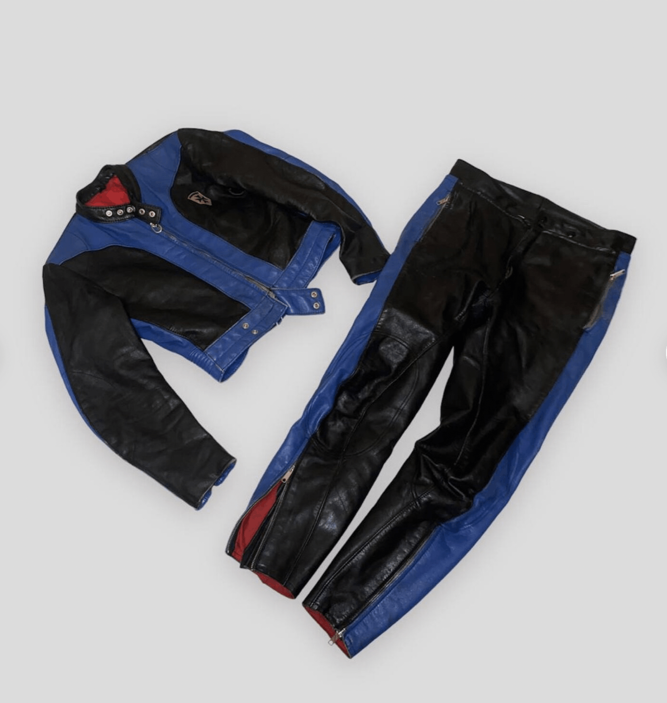 Vintage HARRO Vintage 80s Leather Motorcycle Racing Biker Suit Size US 32 / EU 48 - 1 Thumbnail