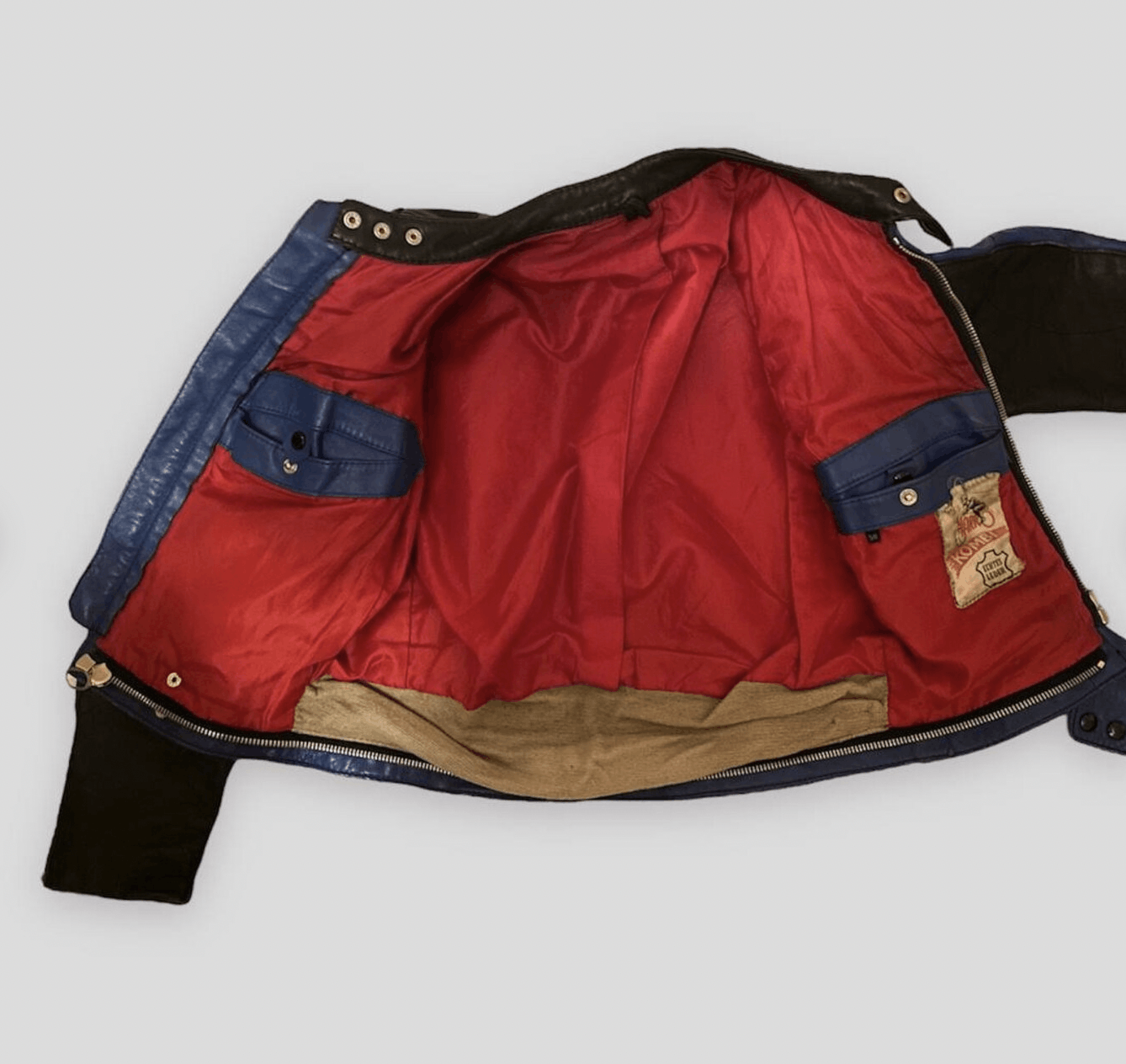 Vintage HARRO Vintage 80s Leather Motorcycle Racing Biker Suit Size US 32 / EU 48 - 9 Thumbnail