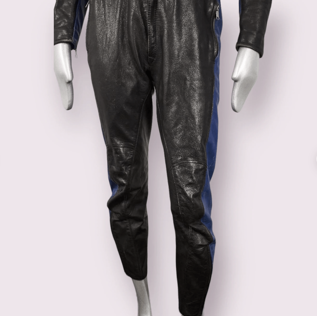 Vintage HARRO Vintage 80s Leather Motorcycle Racing Biker Suit Size US 32 / EU 48 - 4 Thumbnail