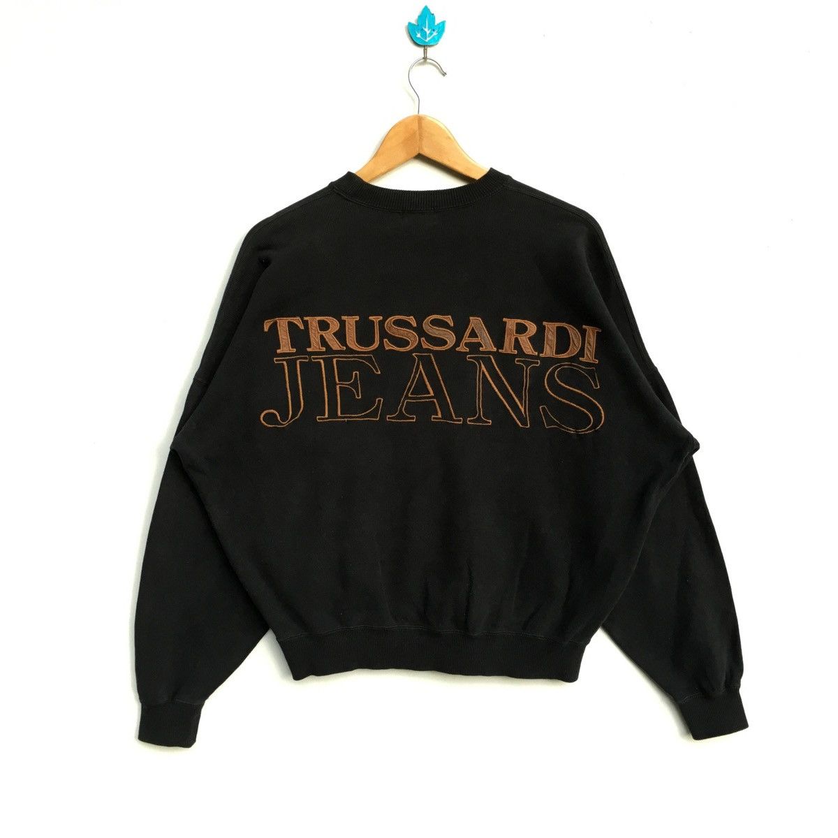 Trussardi vintage trusssardi jeans jumper pullover sweatshirt Size US M / EU 48-50 / 2 - 1 Thumbnail