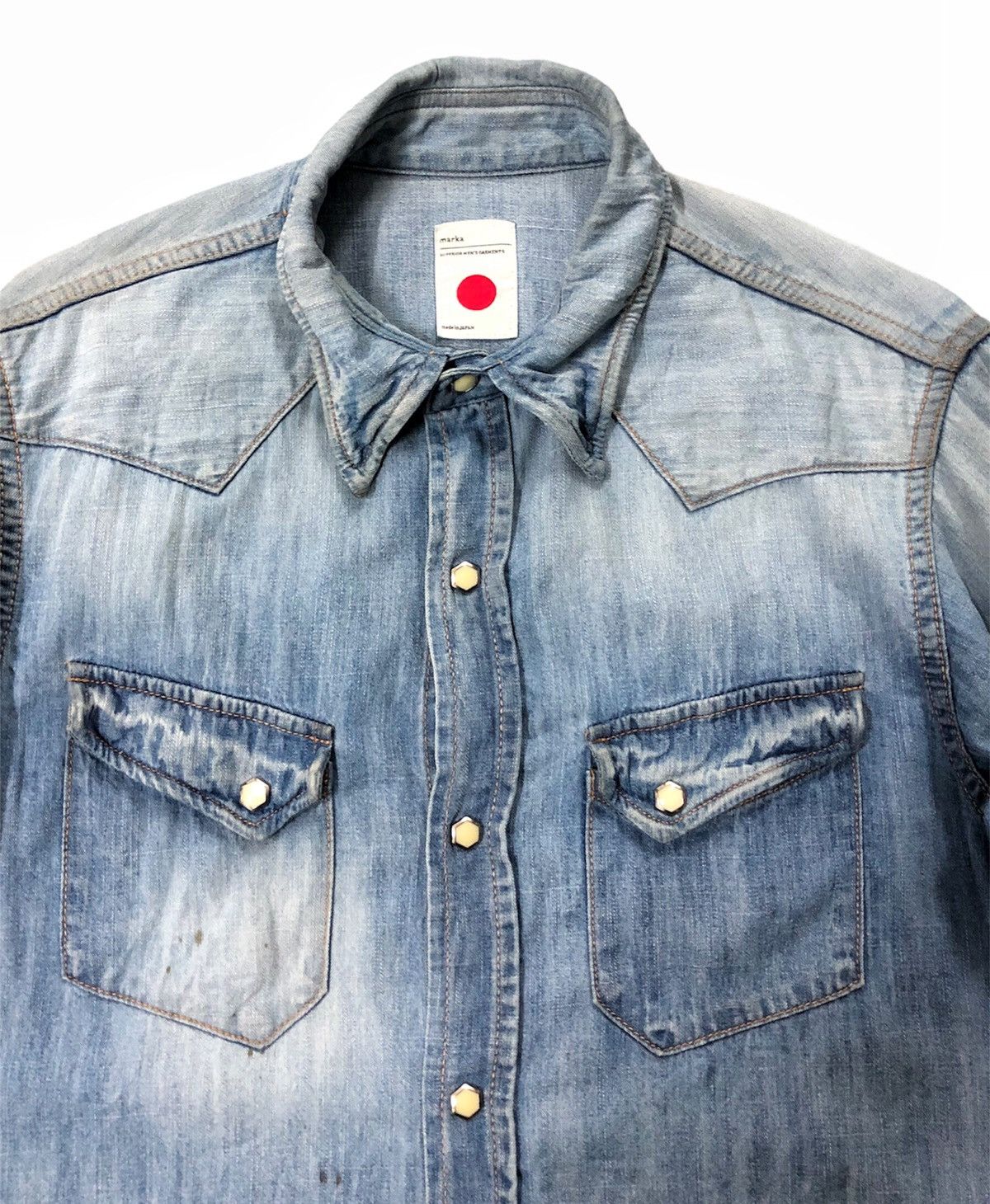 Markaware 2011SS Markaware Japan denim shirt Size US M / EU 48-50 / 2 - 4 Thumbnail