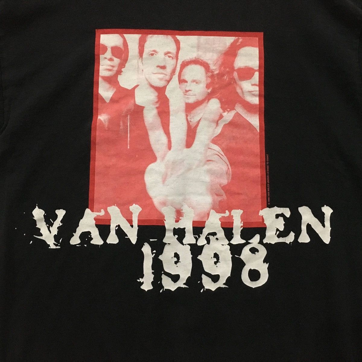 Band Tees vintage van halen 1998 black colour shirt Size US M / EU 48-50 / 2 - 3 Thumbnail