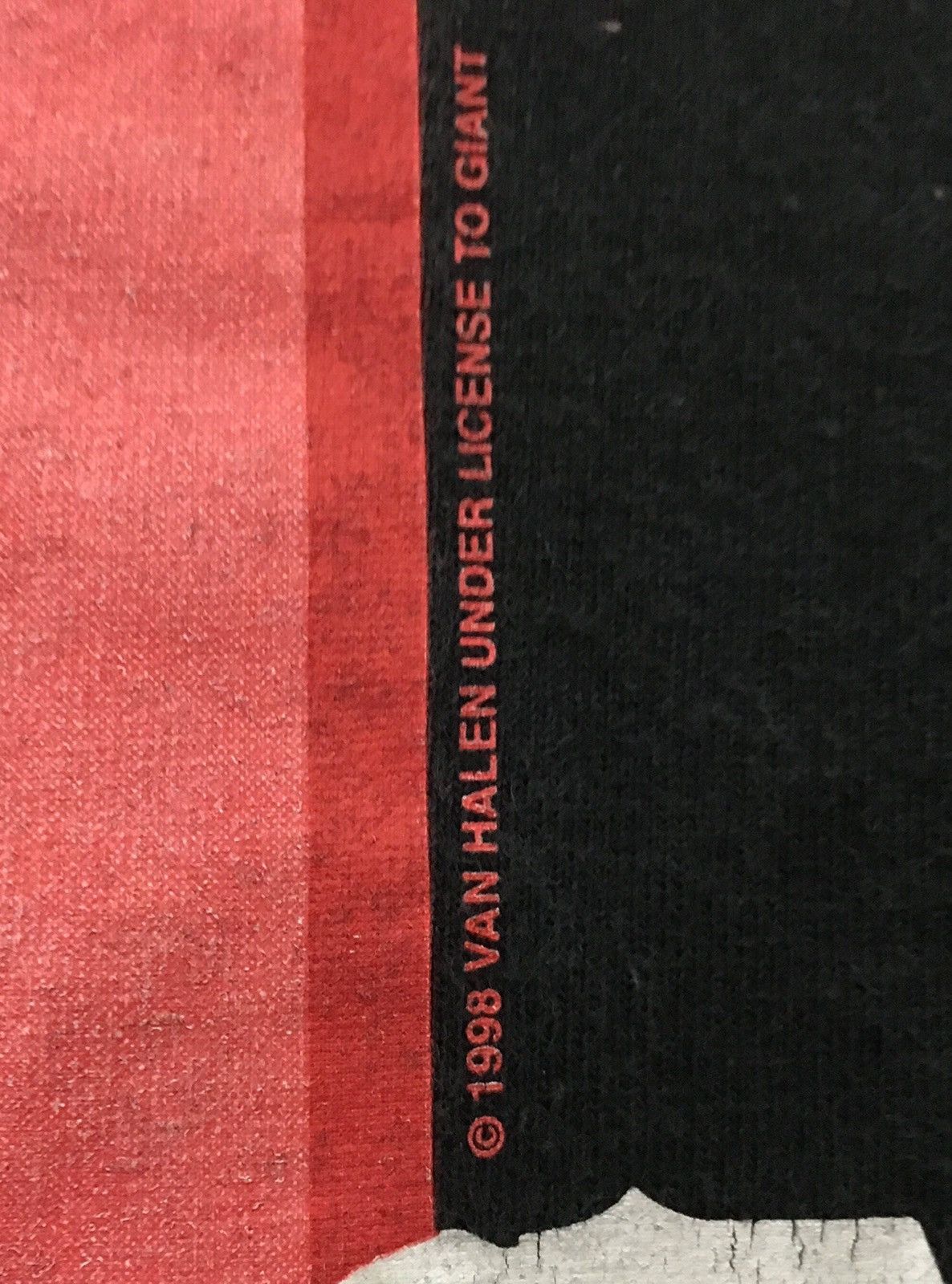 Band Tees vintage van halen 1998 black colour shirt Size US M / EU 48-50 / 2 - 5 Thumbnail