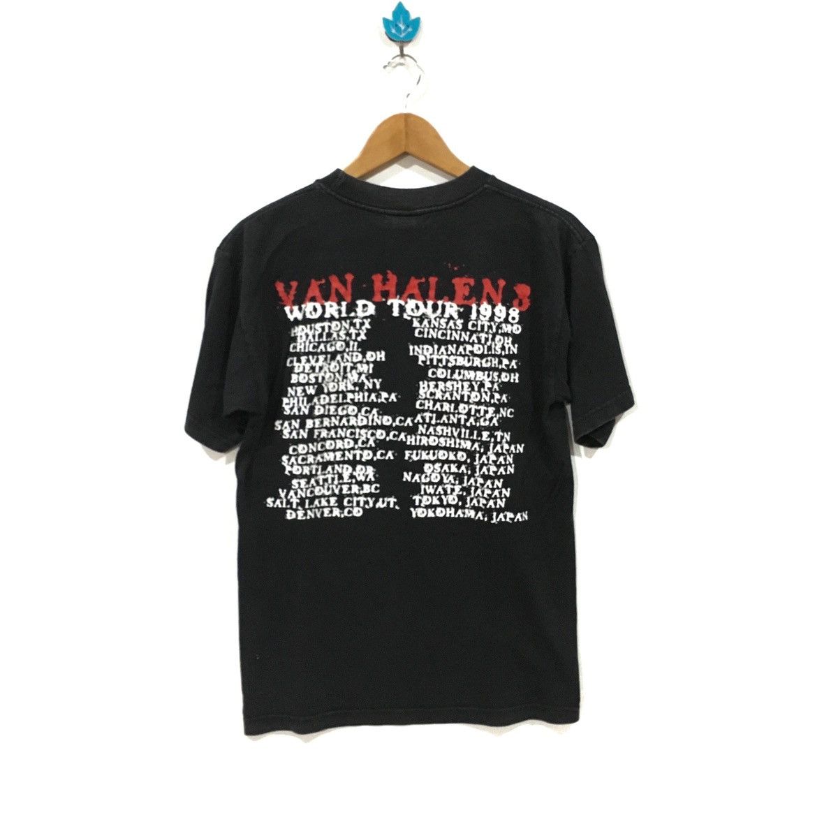 Band Tees vintage van halen 1998 black colour shirt Size US M / EU 48-50 / 2 - 2 Thumbnail