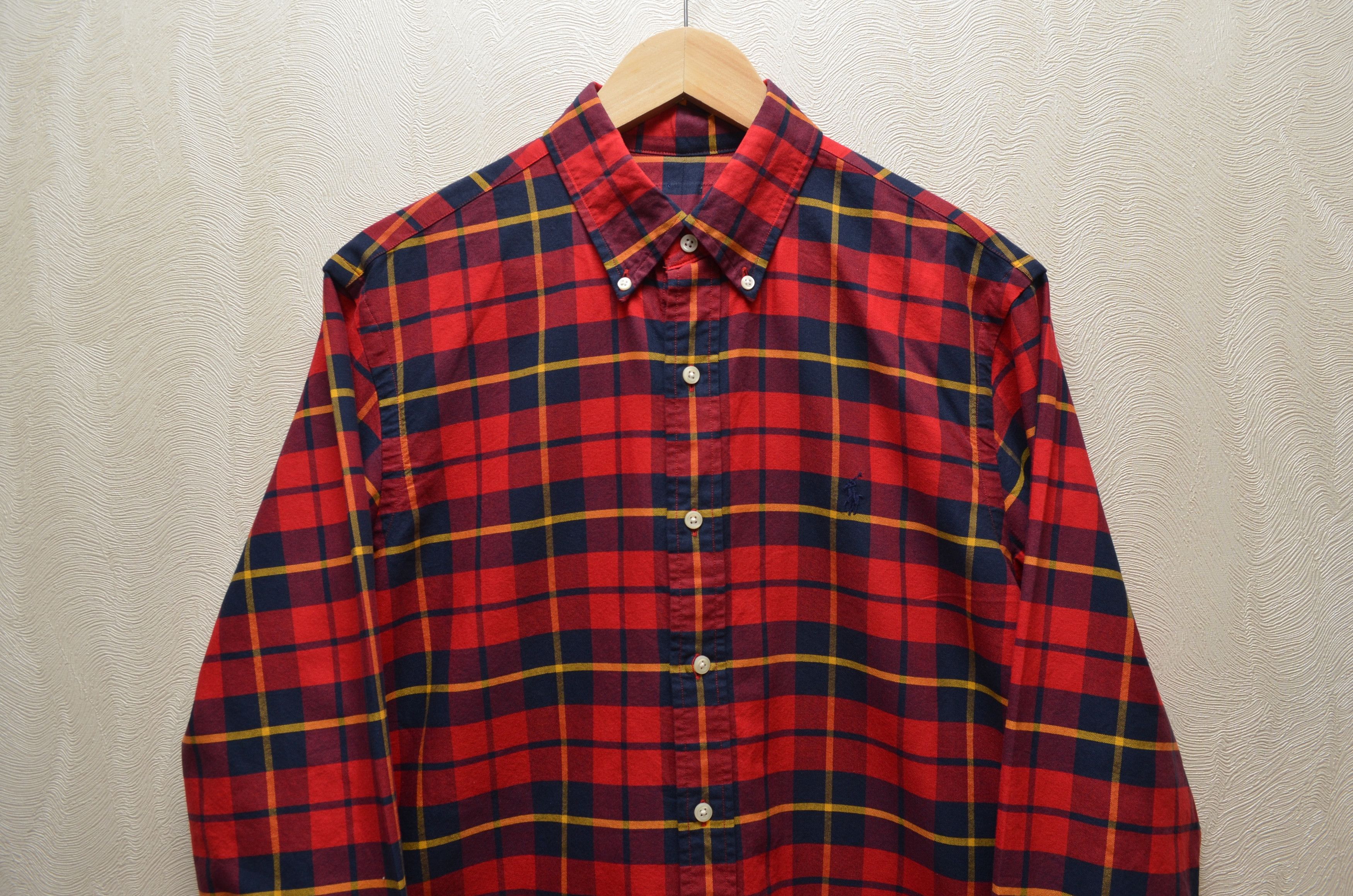 Polo Ralph Lauren Polo Ralph Lauren Red Black Check Shirt Sz L Size US L / EU 52-54 / 3 - 2 Thumbnail