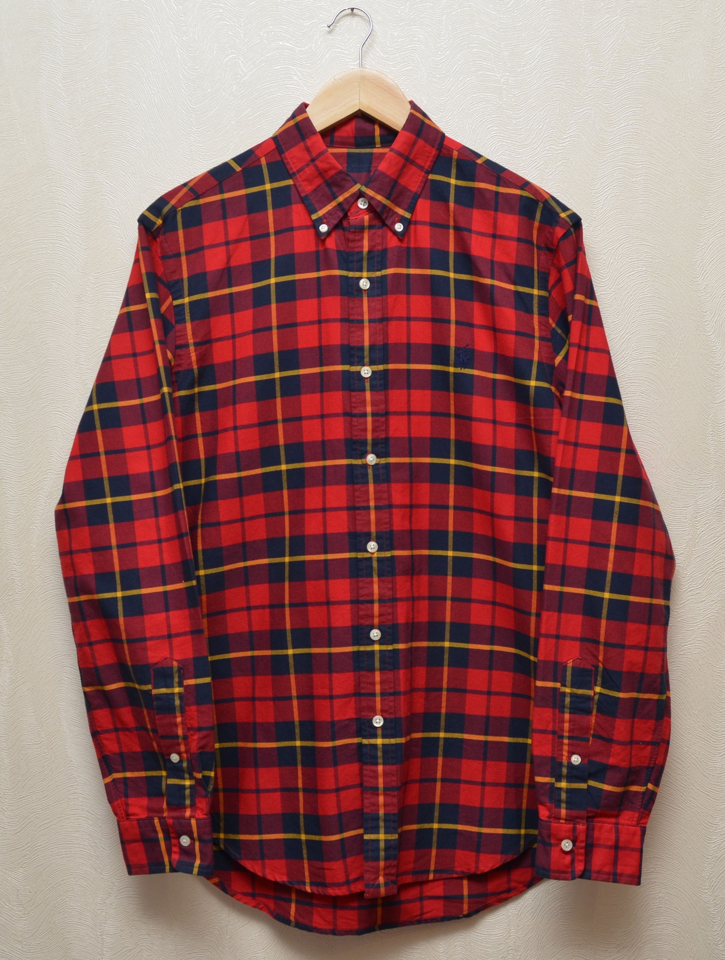 Polo Ralph Lauren Polo Ralph Lauren Red Black Check Shirt Sz L Size US L / EU 52-54 / 3 - 1 Thumbnail