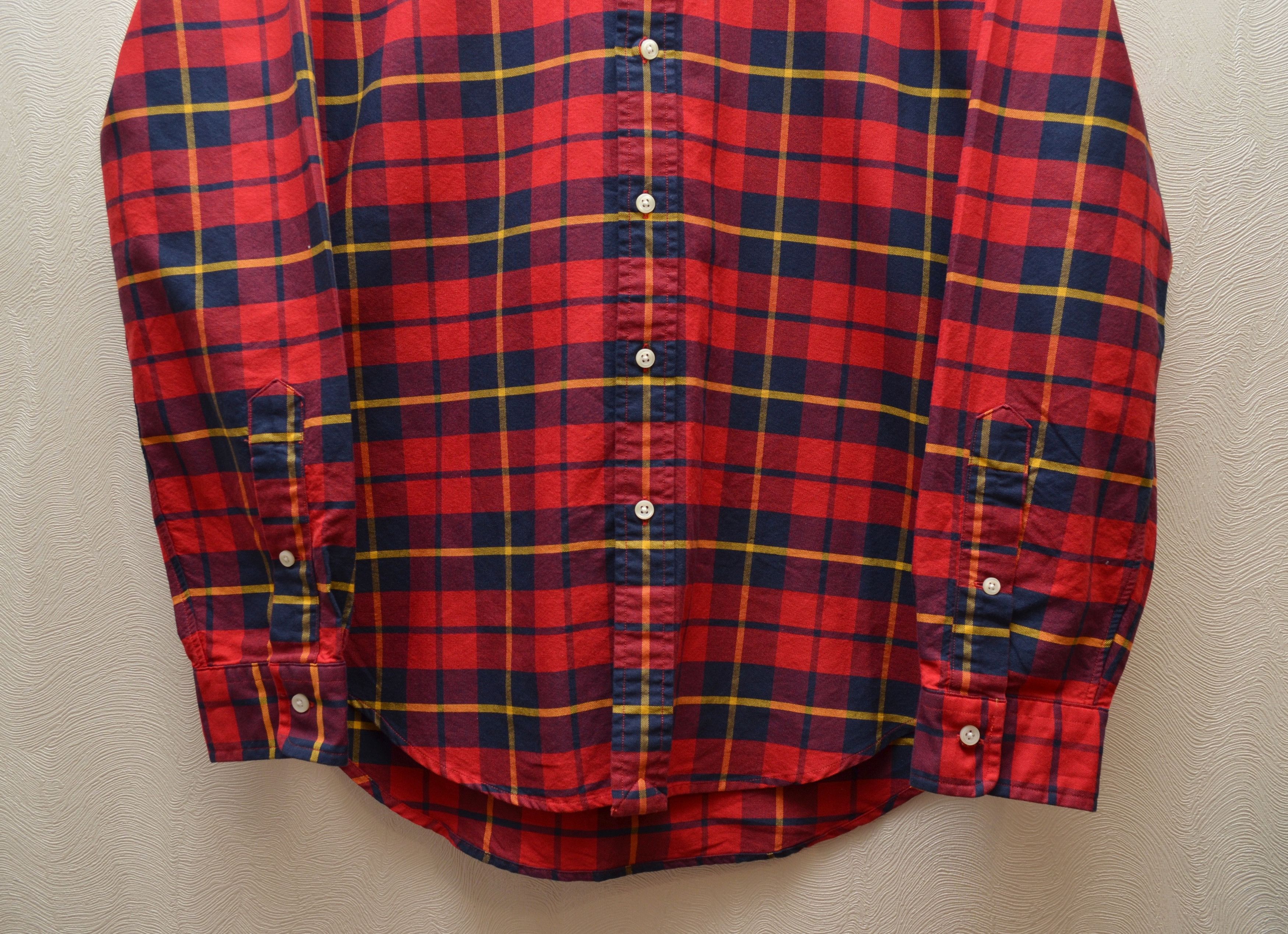 Polo Ralph Lauren Polo Ralph Lauren Red Black Check Shirt Sz L Size US L / EU 52-54 / 3 - 5 Thumbnail