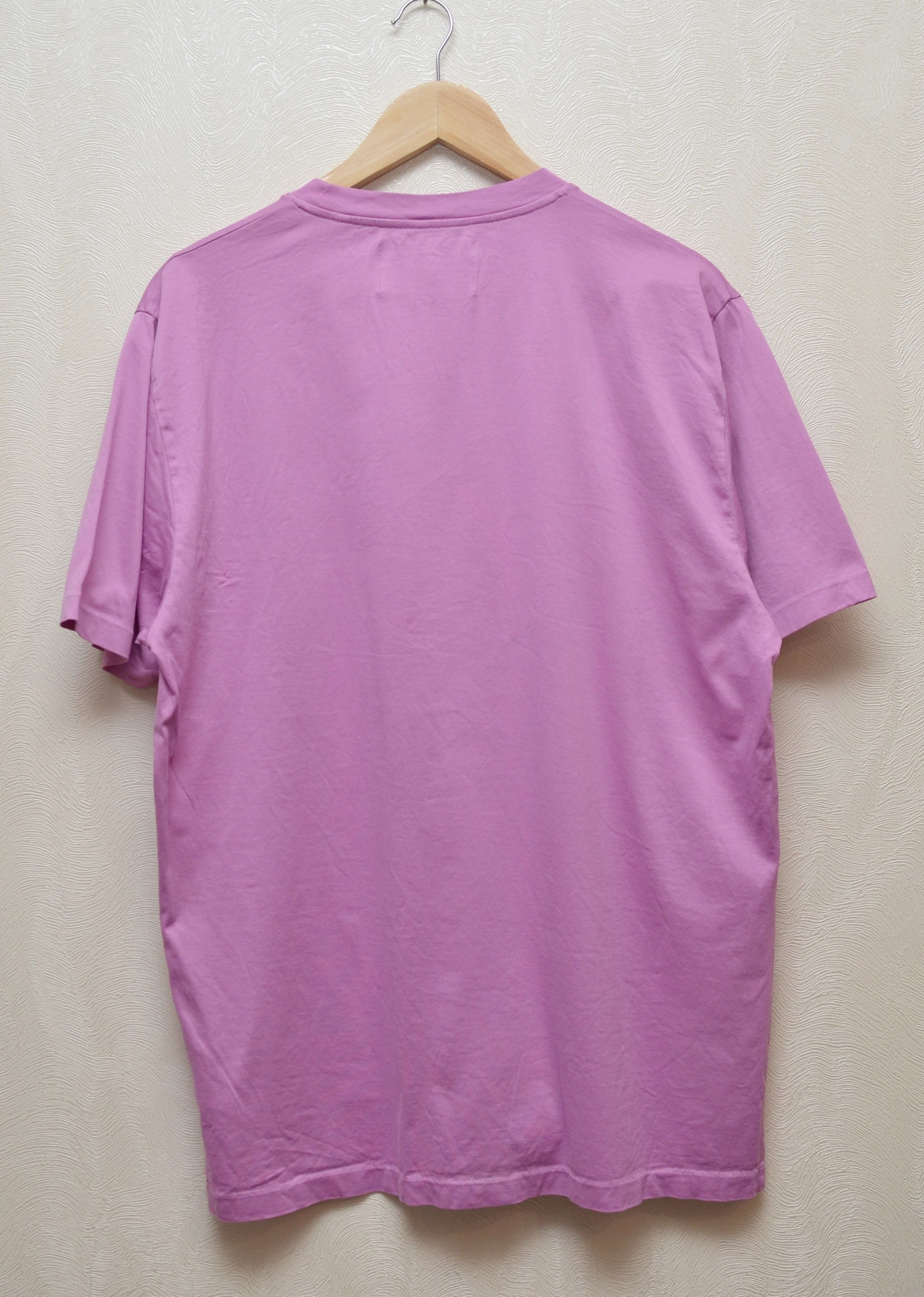 Designer × Our Legacy OUR LEGACY Glow Pink Mercerized Pocket T Shirt Size US XL / EU 56 / 4 - 4 Thumbnail