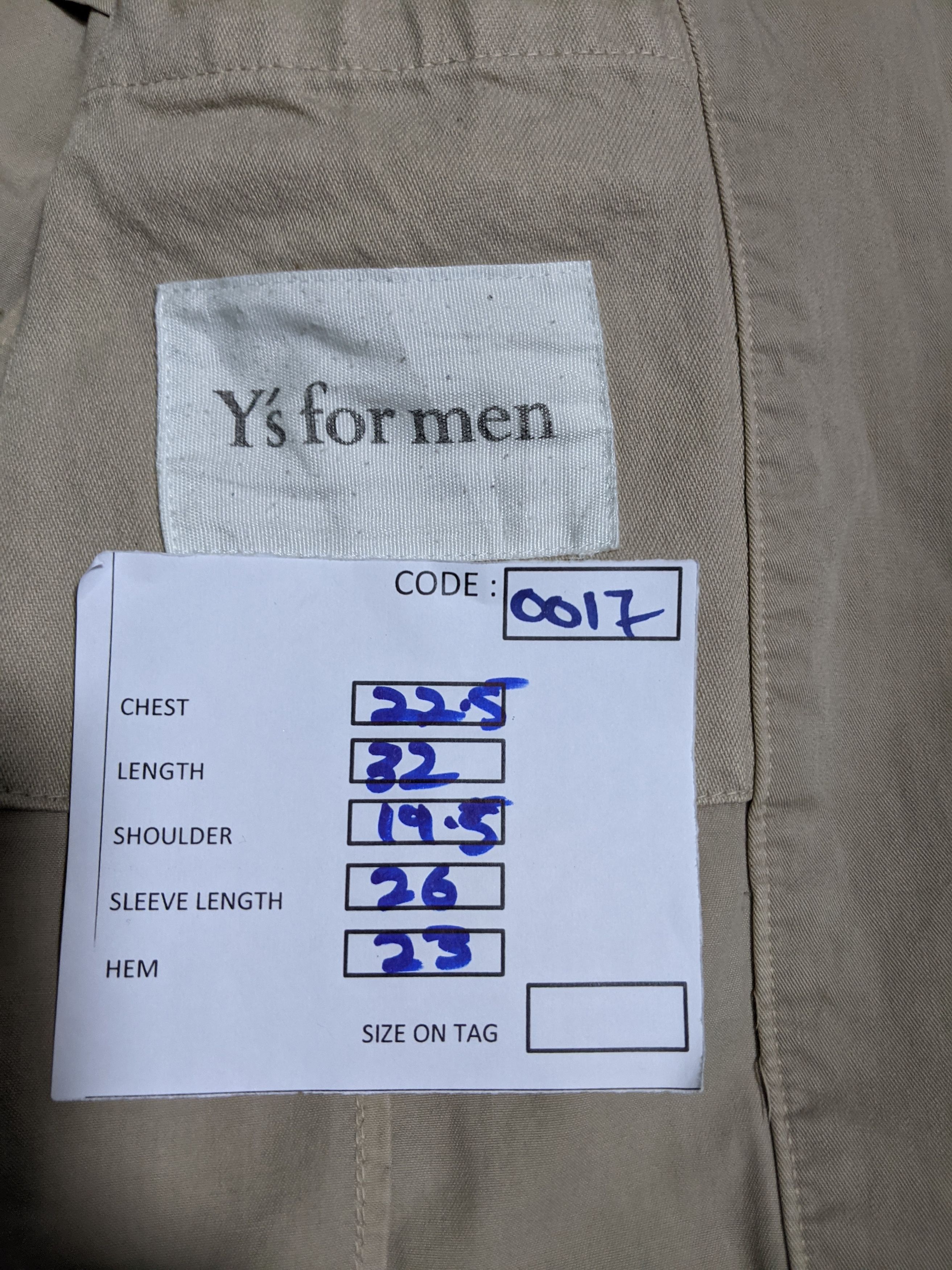 Y's for Men × Yohji Yamamoto Vintage yohji yamamoto jacket Size US M / EU 48-50 / 2 - 4 Thumbnail