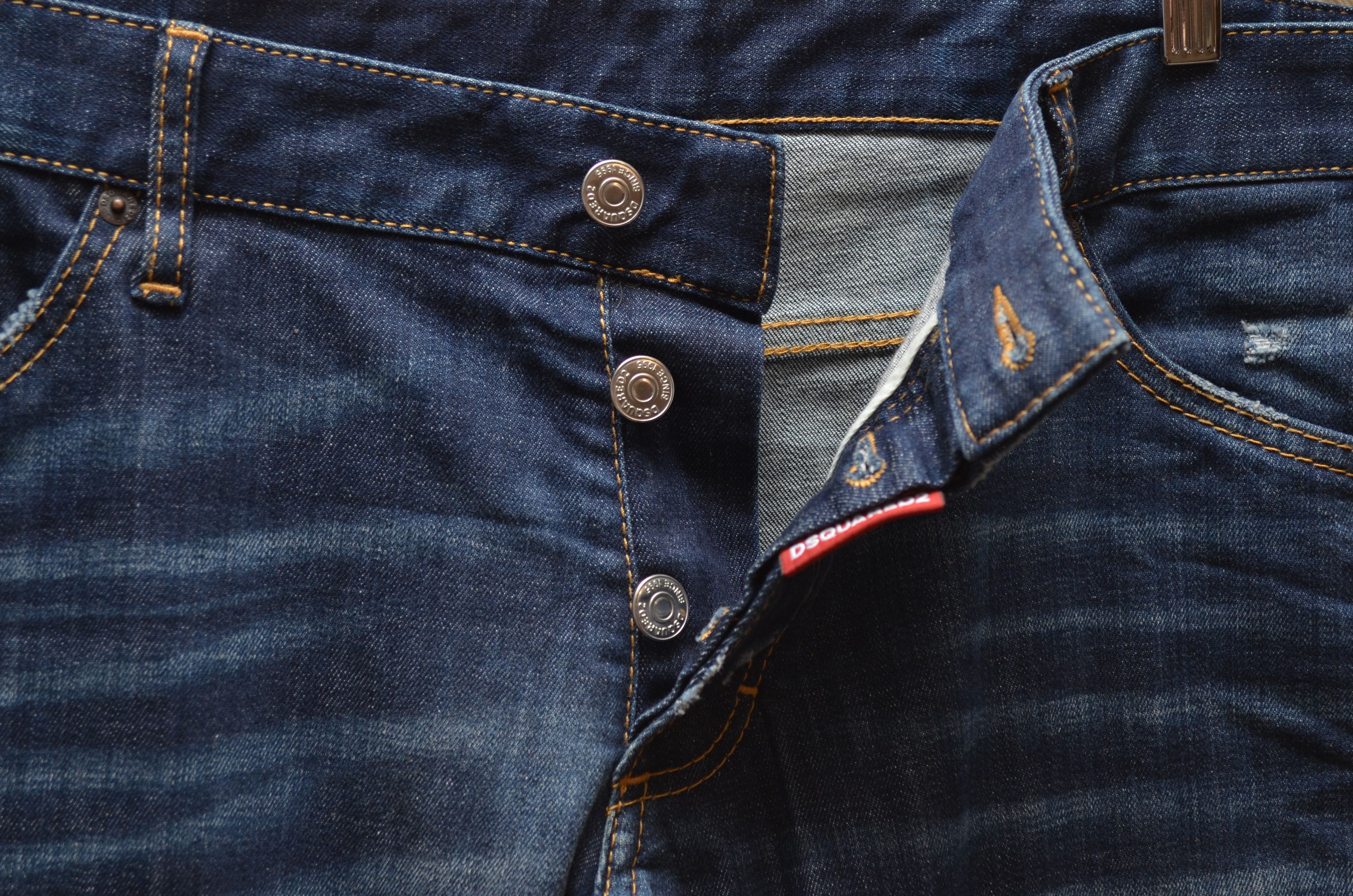 Designer × Dsquared2 Dsquared2 Blue Distressed Clement jeans Sz W38 L32 Size US 38 / EU 54 - 8 Thumbnail