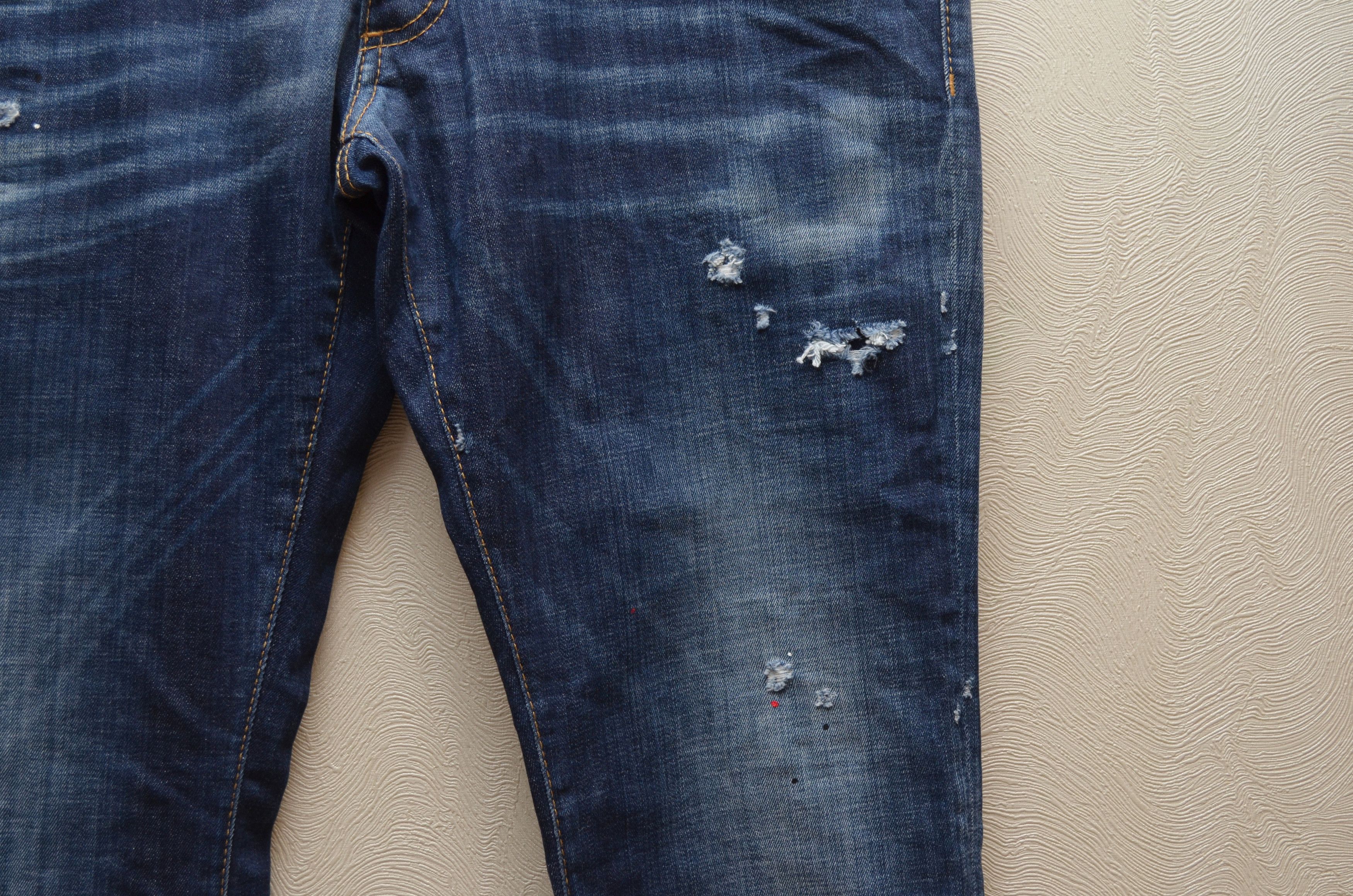 Designer × Dsquared2 Dsquared2 Blue Distressed Clement jeans Sz W38 L32 Size US 38 / EU 54 - 6 Thumbnail