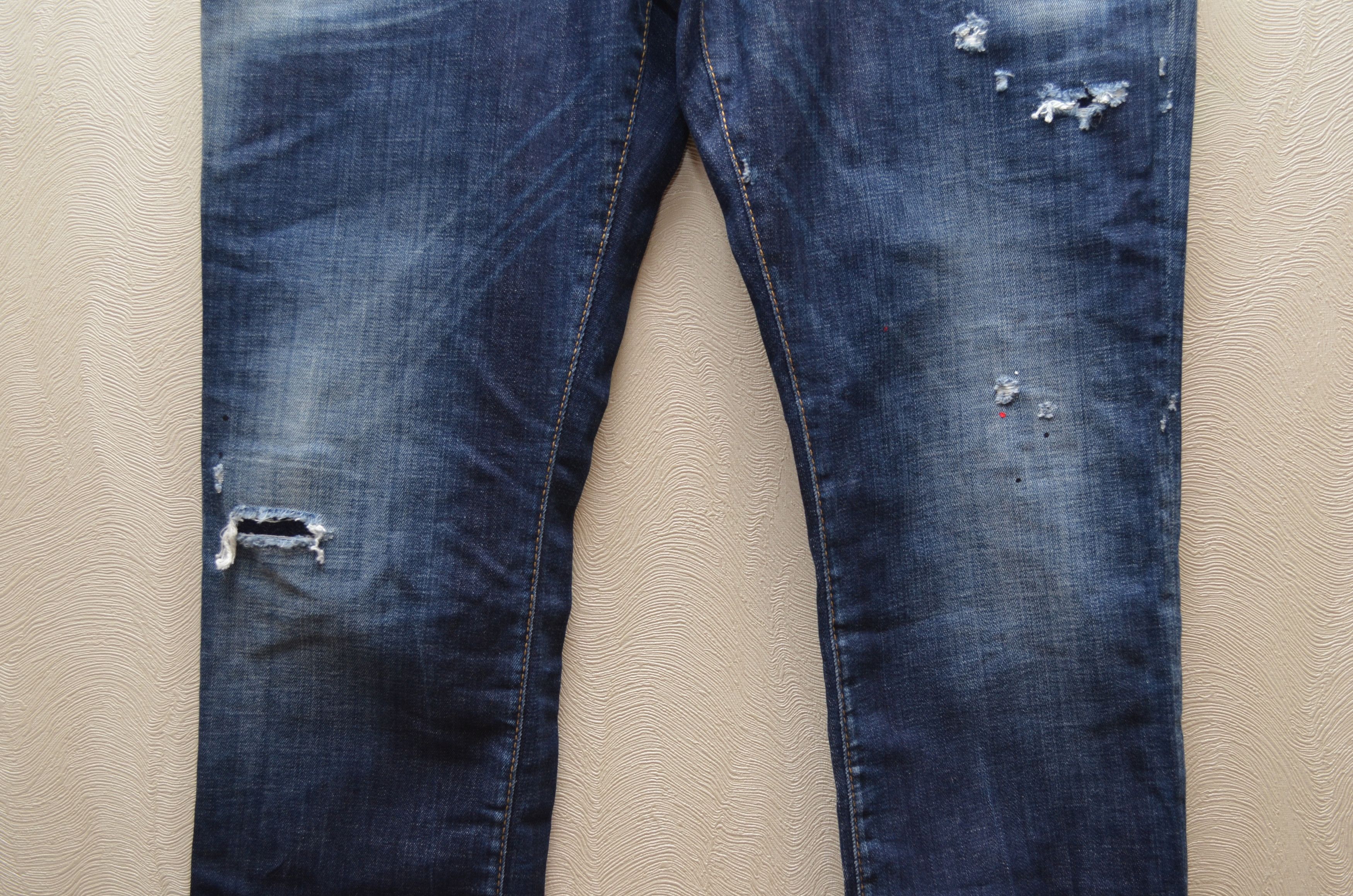 Designer × Dsquared2 Dsquared2 Blue Distressed Clement jeans Sz W38 L32 Size US 38 / EU 54 - 5 Thumbnail