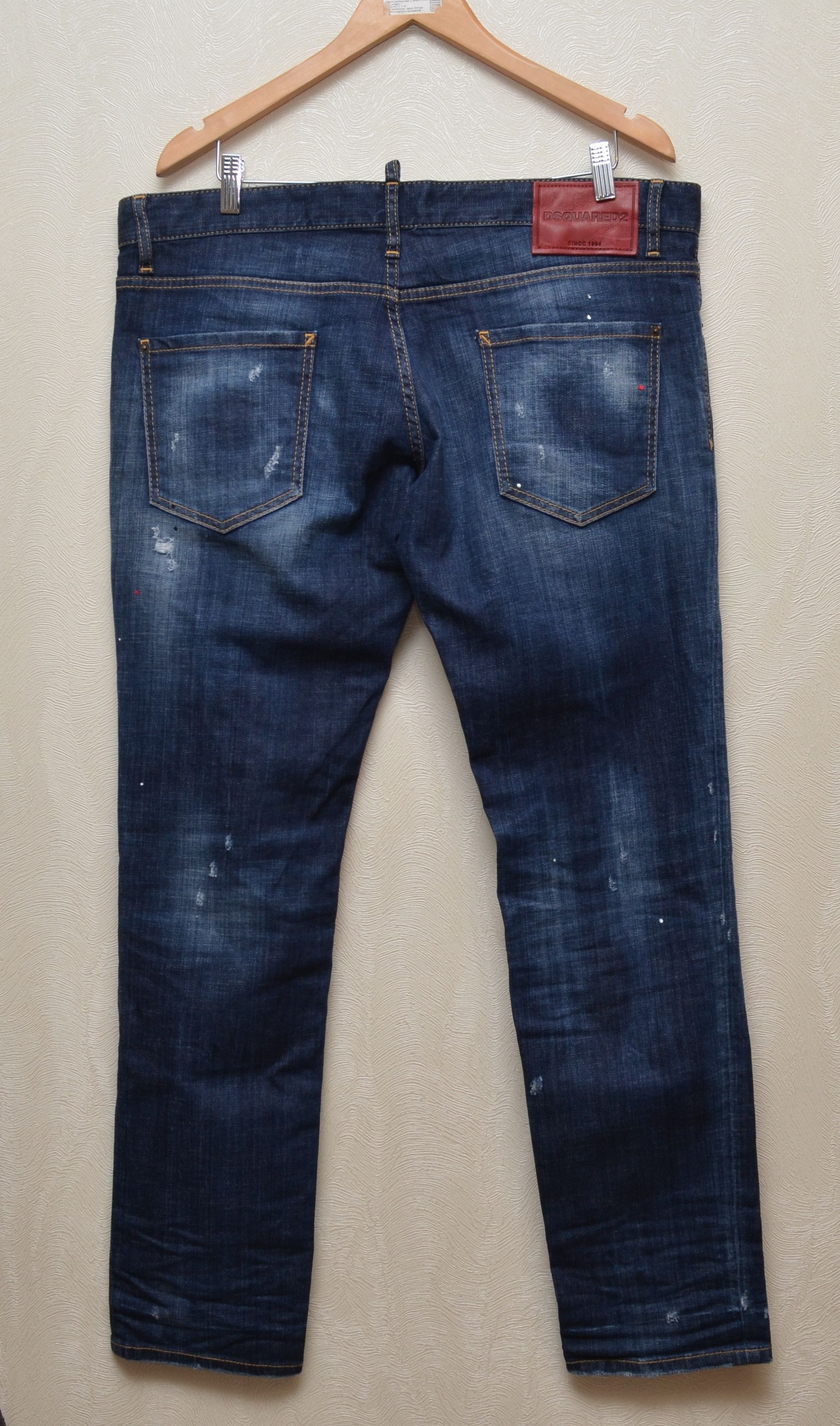 Designer × Dsquared2 Dsquared2 Blue Distressed Clement jeans Sz W38 L32 Size US 38 / EU 54 - 9 Thumbnail