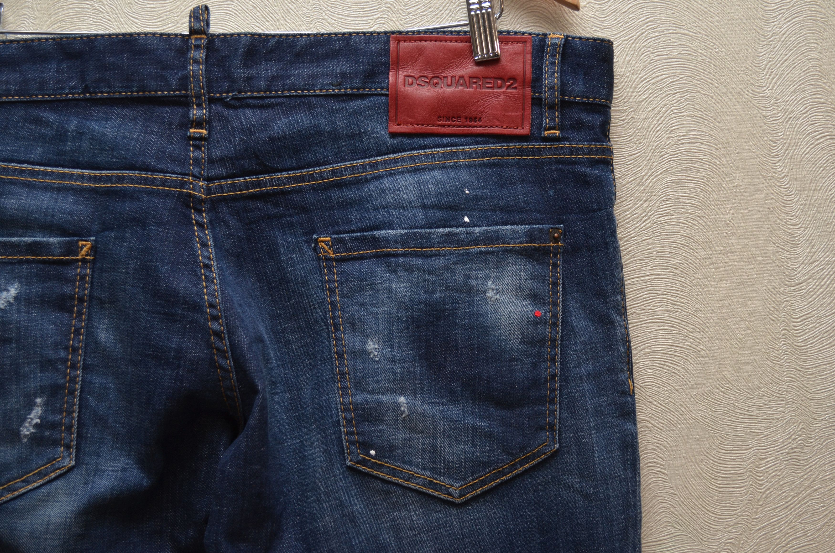 Designer × Dsquared2 Dsquared2 Blue Distressed Clement jeans Sz W38 L32 Size US 38 / EU 54 - 11 Thumbnail