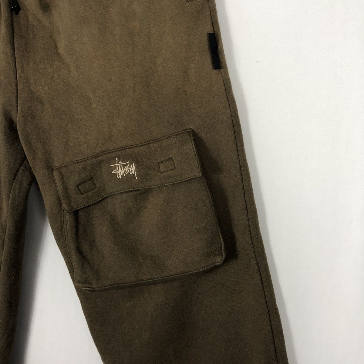 Stussy × Vintage Rare Stussy 5 Pocket Daw String Sun Faded Outdoor Sweatpants Size US 28 / EU 44 - 5 Thumbnail