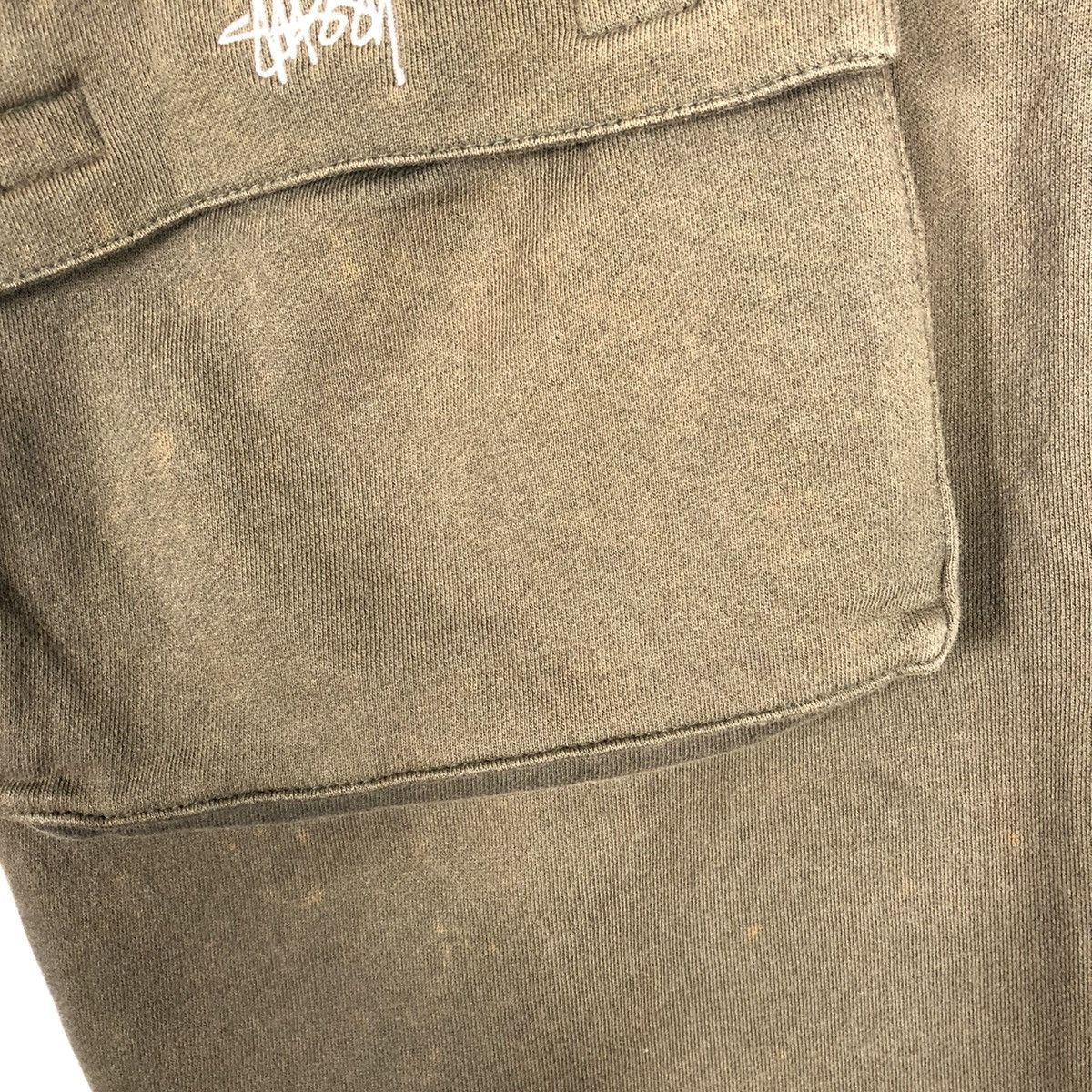 Stussy × Vintage Rare Stussy 5 Pocket Daw String Sun Faded Outdoor Sweatpants Size US 28 / EU 44 - 14 Thumbnail