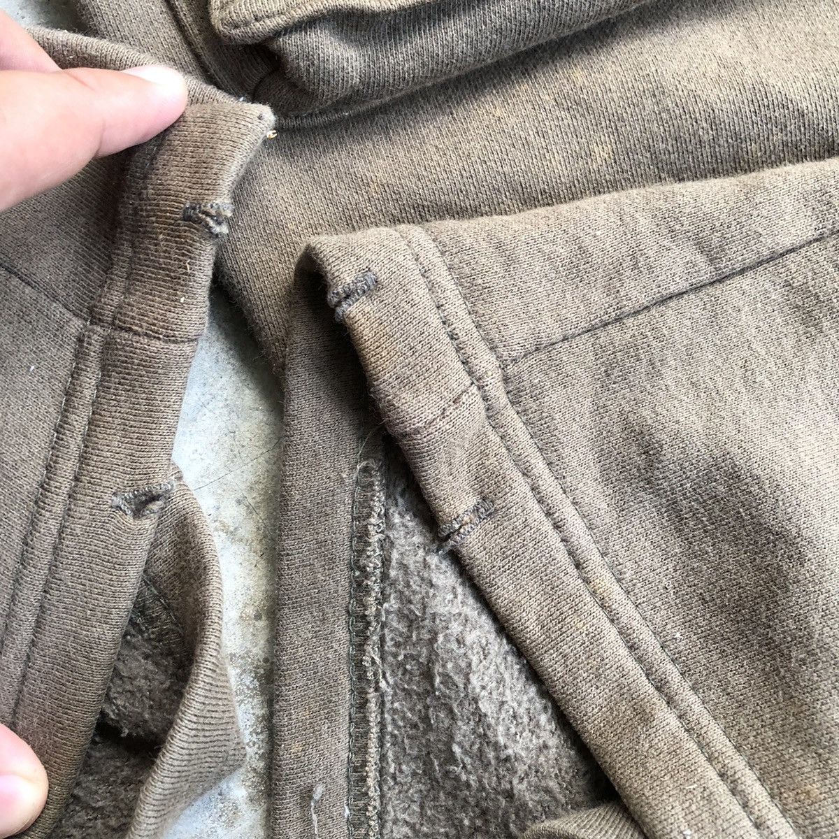 Stussy × Vintage Rare Stussy 5 Pocket Daw String Sun Faded Outdoor Sweatpants Size US 28 / EU 44 - 25 Thumbnail