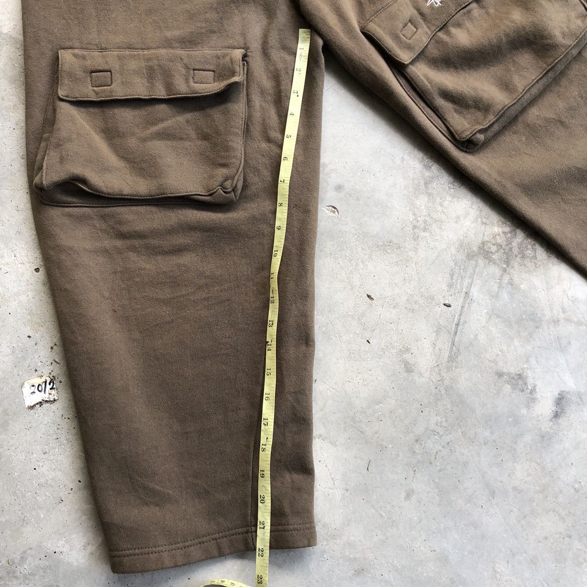Stussy × Vintage Rare Stussy 5 Pocket Daw String Sun Faded Outdoor Sweatpants Size US 28 / EU 44 - 24 Thumbnail