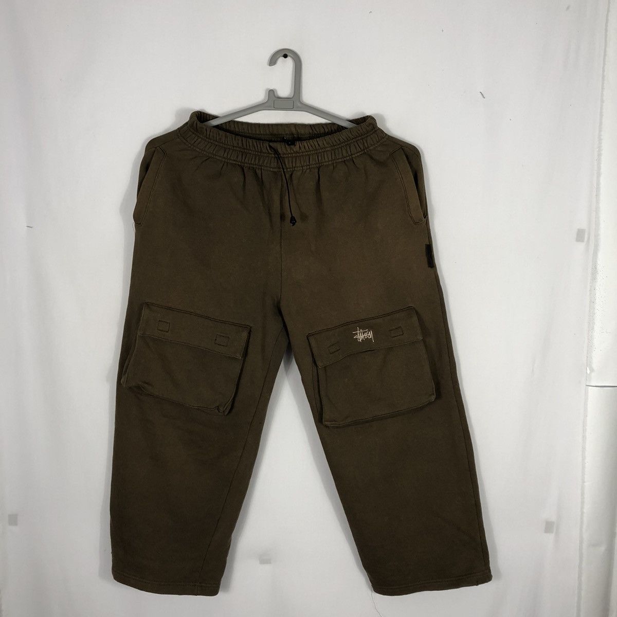 Stussy × Vintage Rare Stussy 5 Pocket Daw String Sun Faded Outdoor Sweatpants Size US 28 / EU 44 - 1 Thumbnail