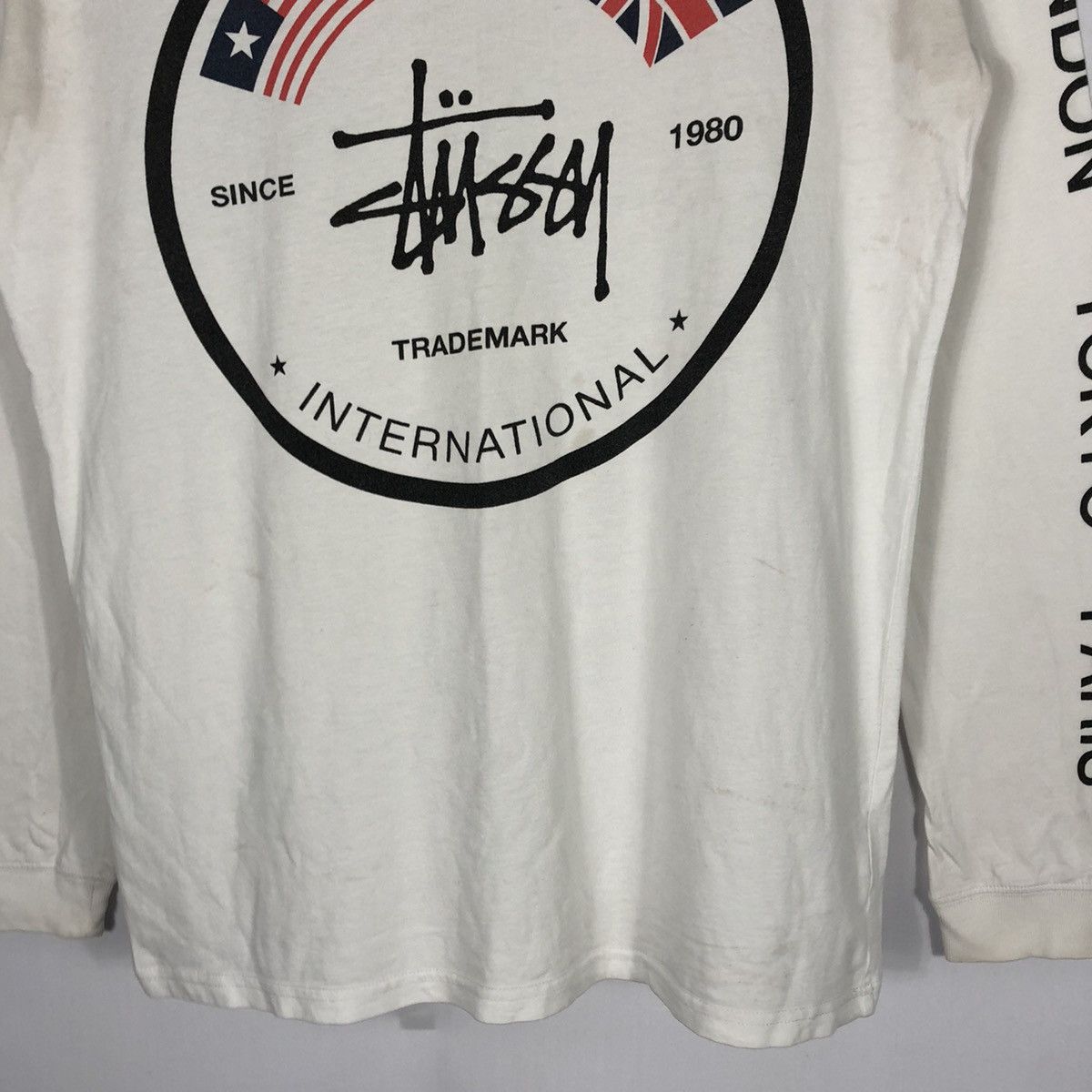 Stussy × Vintage 🔥Hype Beast🔥Stussy Custom Made World Tour Hit Spellout Skate Size US L / EU 52-54 / 3 - 4 Thumbnail