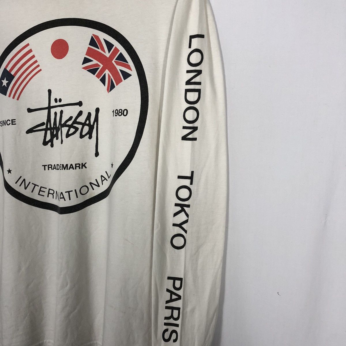 Stussy × Vintage 🔥Hype Beast🔥Stussy Custom Made World Tour Hit Spellout Skate Size US L / EU 52-54 / 3 - 9 Thumbnail