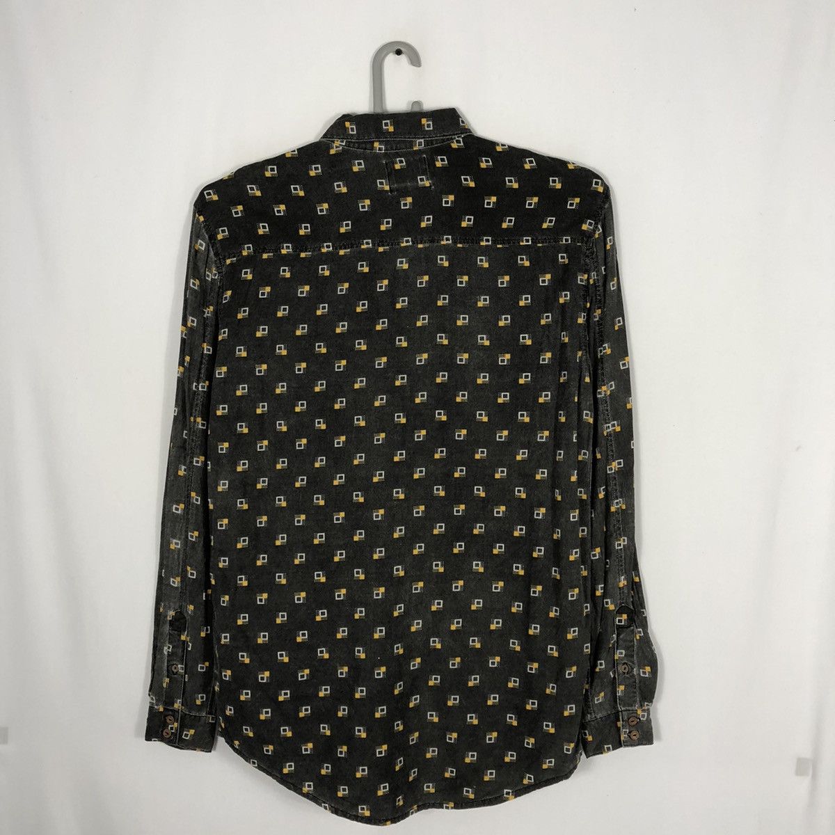 Stussy × Vintage 🔥Rare🔥Vintage Stussy Block Design Single Pocket Button Shirt Size US M / EU 48-50 / 2 - 4 Thumbnail