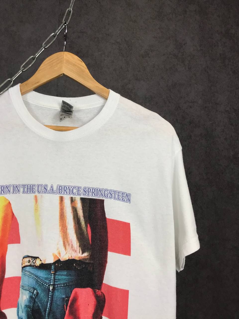 Band Tees × Vintage Bruce Springsteen Born in the USA vintage rock band tee Size US M / EU 48-50 / 2 - 2 Thumbnail