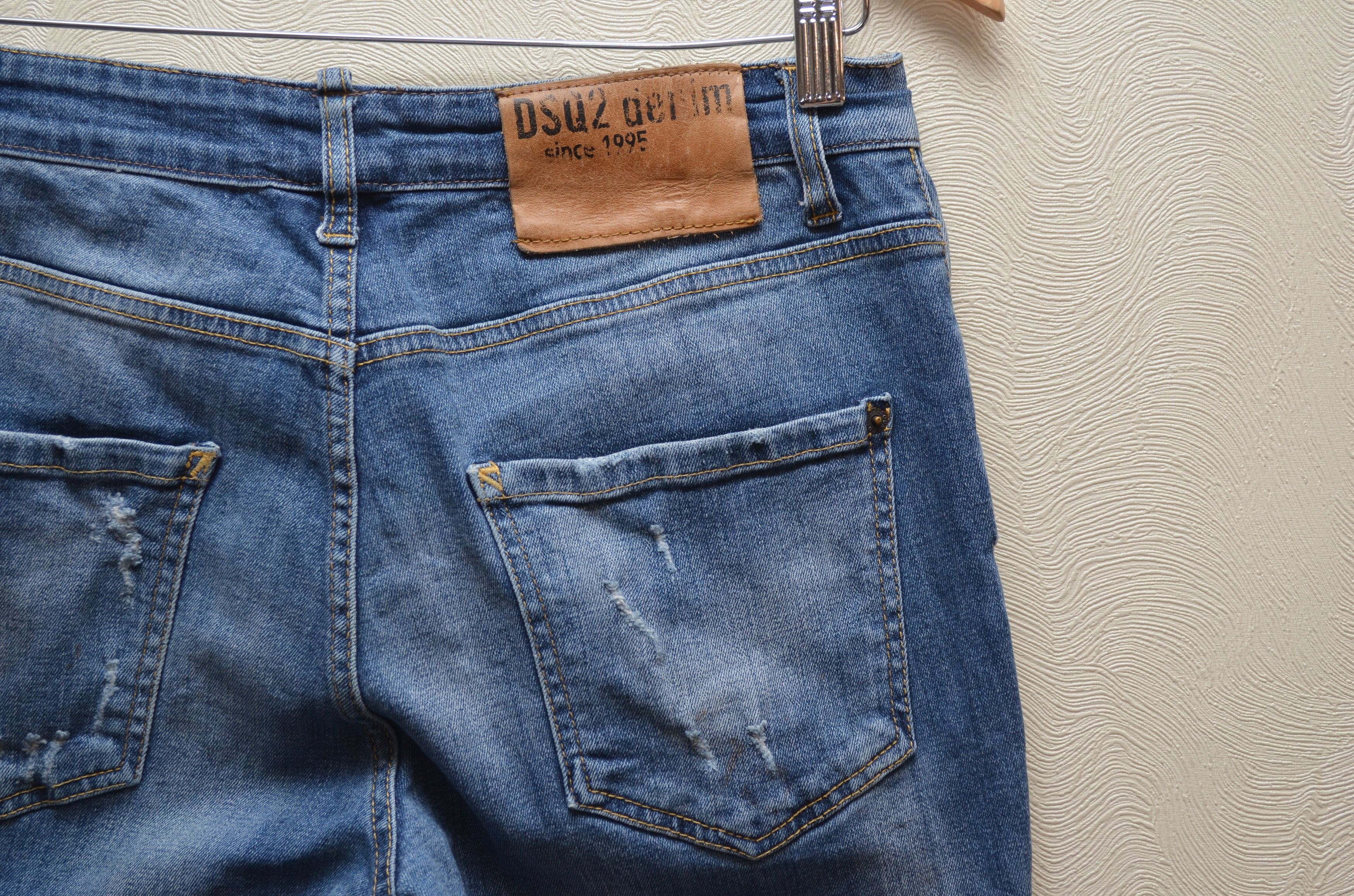 Designer × Dsquared2 Dsquared2 Blue Distressed Slim jeans Sz W30 L34 Size US 30 / EU 46 - 9 Thumbnail
