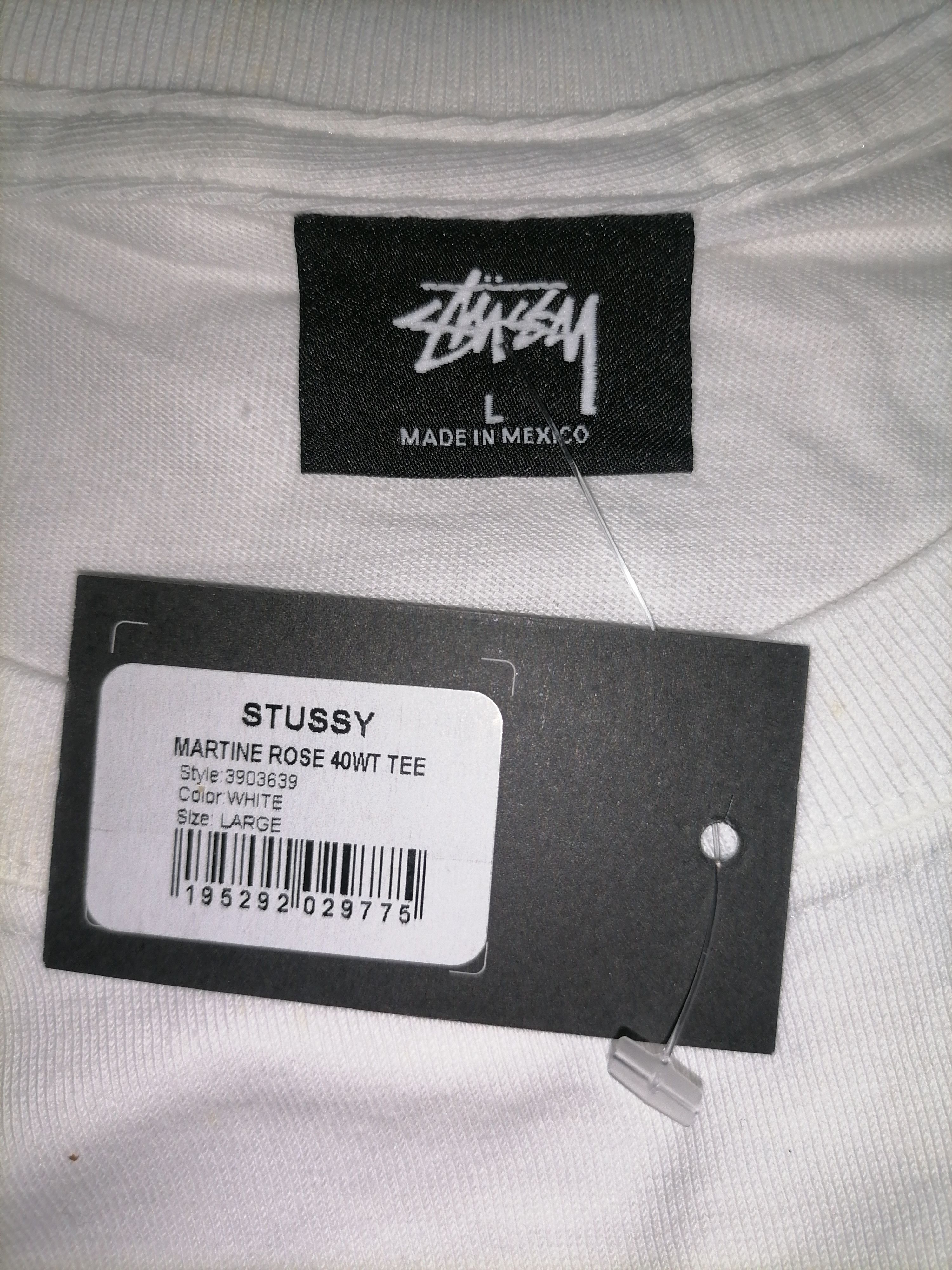Martine Rose × Stussy Rare Stussy X Martine Rose 40th Anniversary T-shirt Size US L / EU 52-54 / 3 - 4 Thumbnail