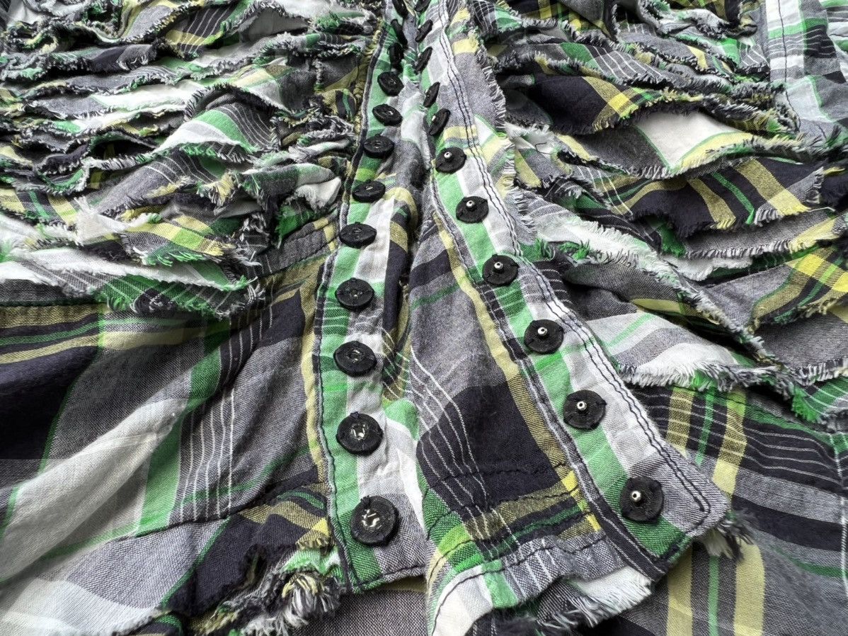CABANE de ZUCCa ZUCCA BUTTON UP FLOUNCY PLAID BLOUSE Size M / US 6-8 / IT 42-44 - 17 Thumbnail