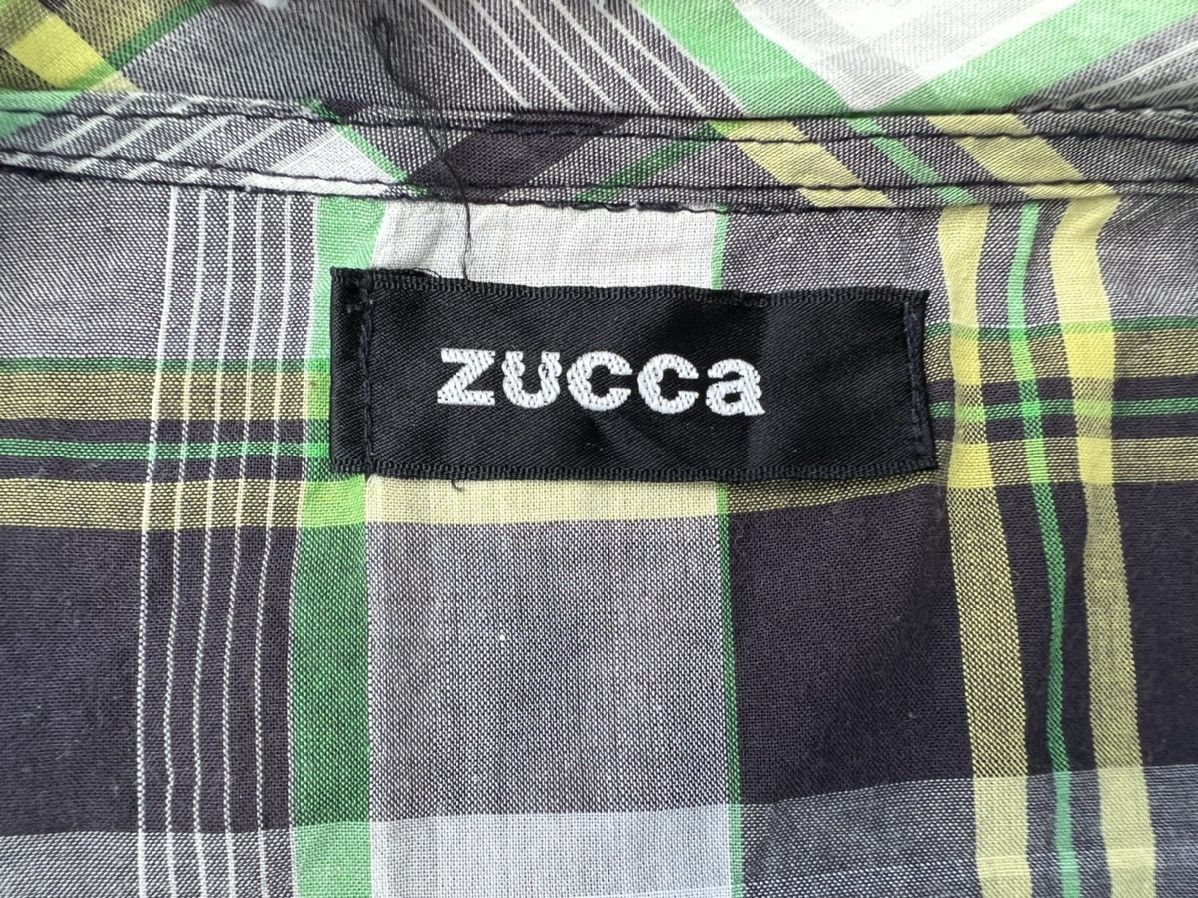 CABANE de ZUCCa ZUCCA BUTTON UP FLOUNCY PLAID BLOUSE Size M / US 6-8 / IT 42-44 - 13 Thumbnail