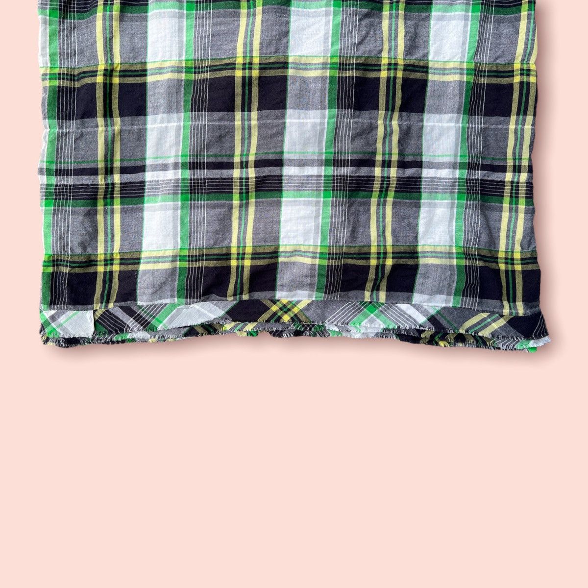 CABANE de ZUCCa ZUCCA BUTTON UP FLOUNCY PLAID BLOUSE Size M / US 6-8 / IT 42-44 - 12 Thumbnail