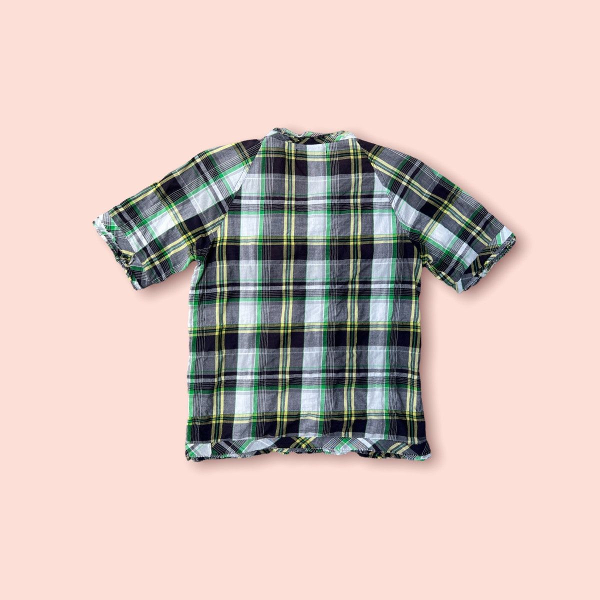 CABANE de ZUCCa ZUCCA BUTTON UP FLOUNCY PLAID BLOUSE Size M / US 6-8 / IT 42-44 - 8 Thumbnail