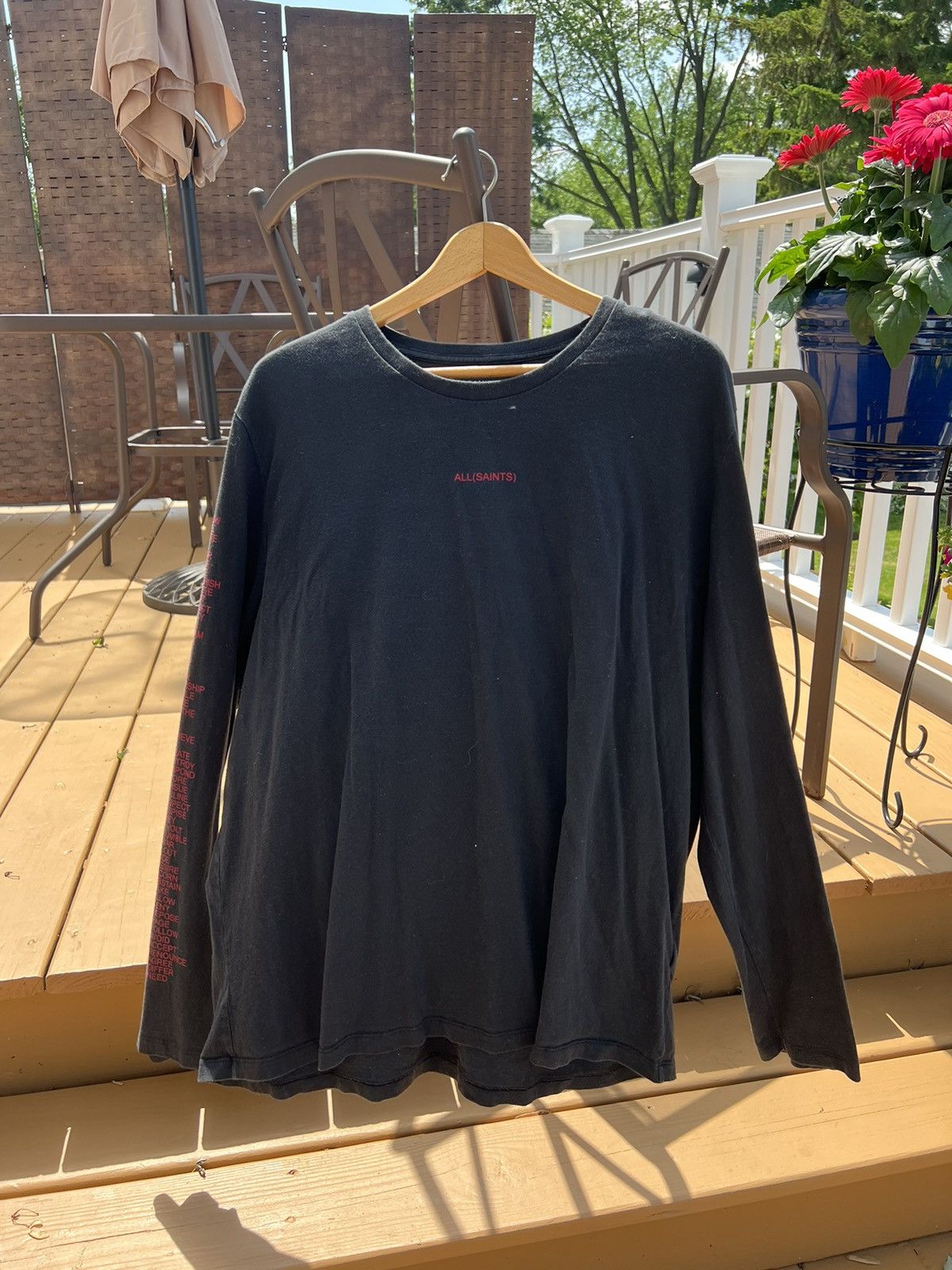AllSaints Long Sleeve Oversized Shirt