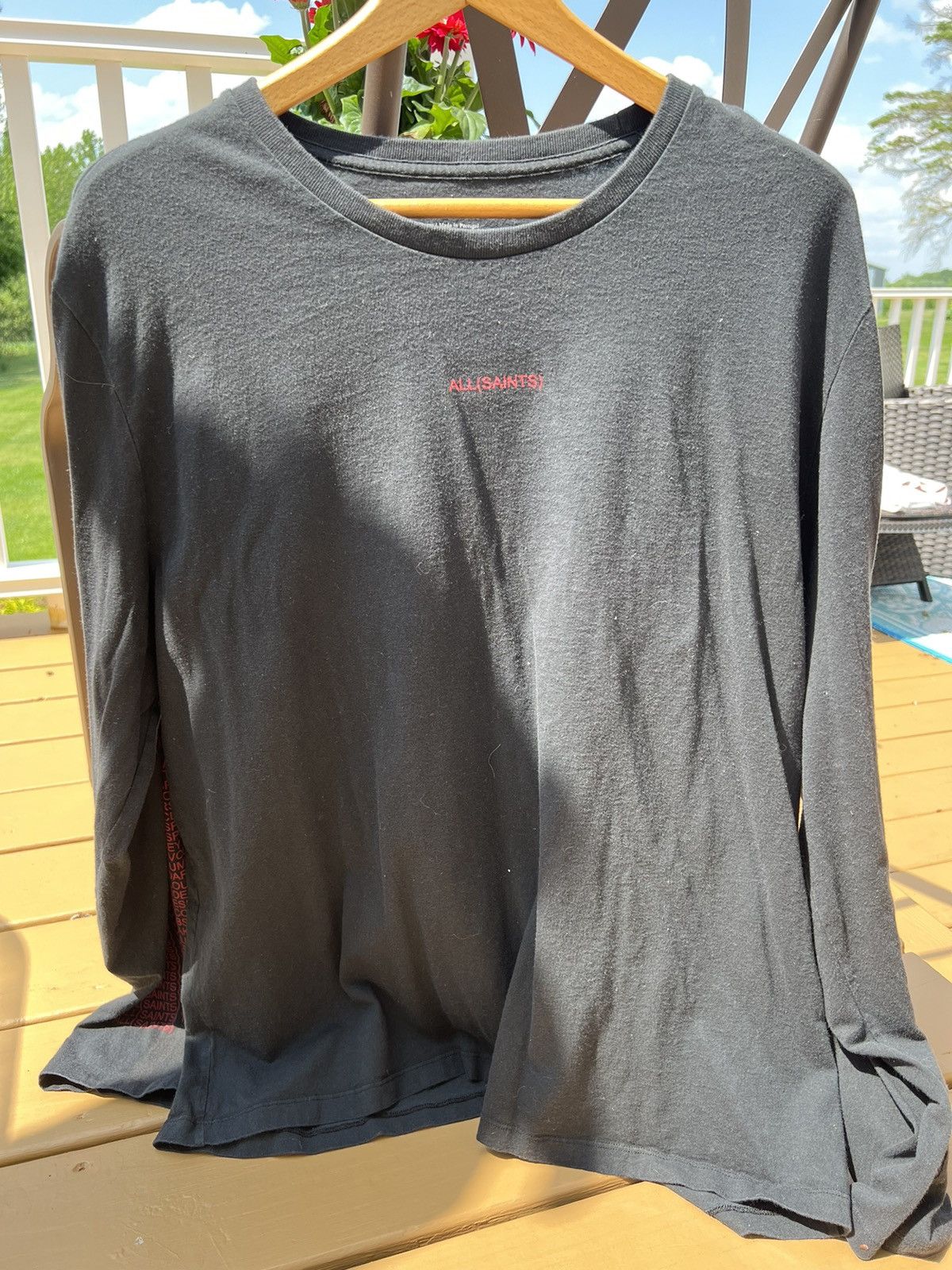 Allsaints AllSaints Long Sleeve Oversized Shirt Size US XL / EU 56 / 4 - 6 Thumbnail