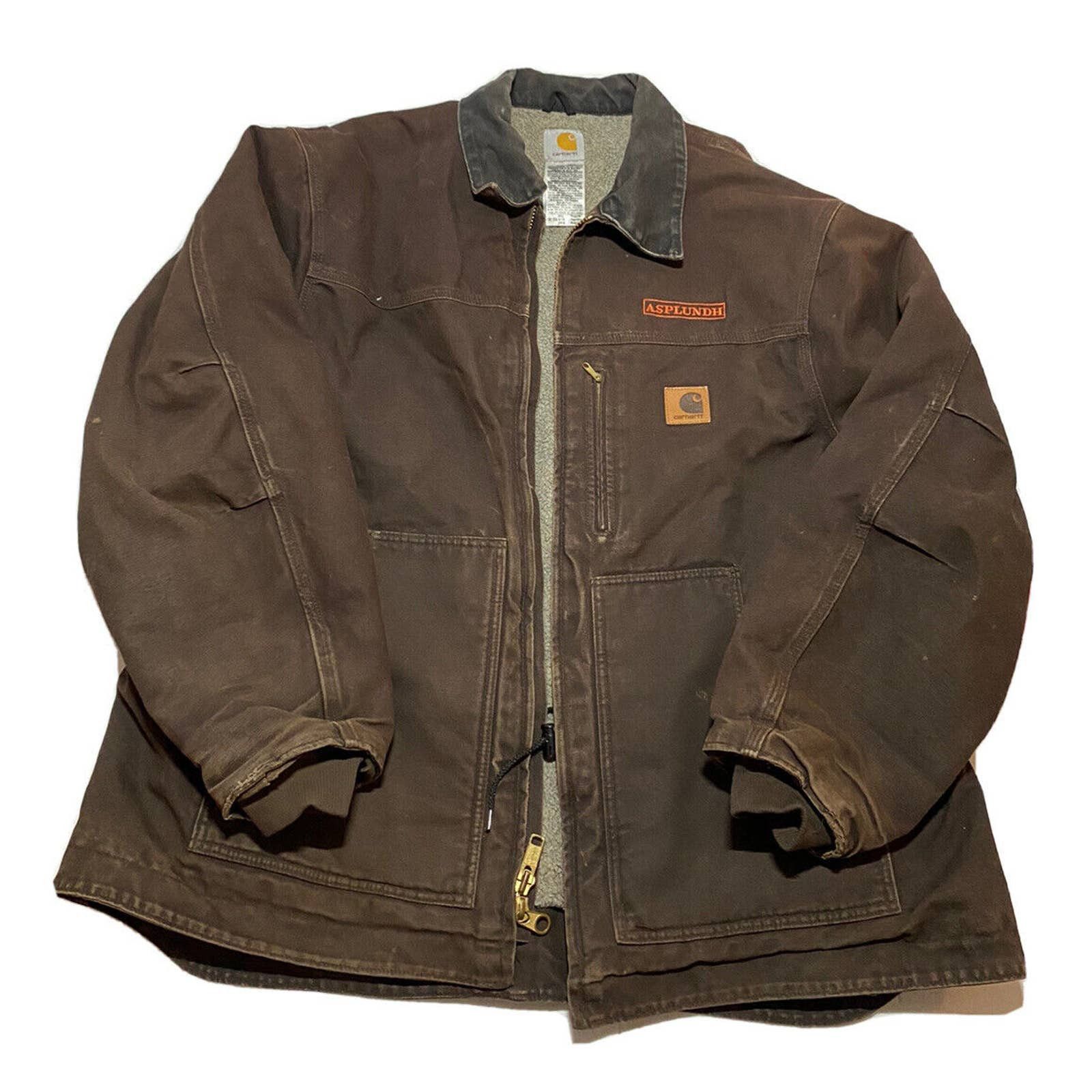 Carhartt Carhartt C61 Sherpa lined Ridge Jacket XXL Brown M9 | Grailed