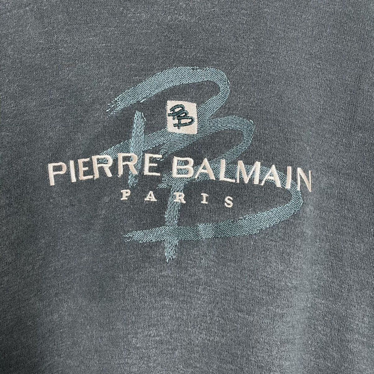 Pierre Balmain Pierre Balmain Big Logo Crewneck Sweatshirt Size M Size US M / EU 48-50 / 2 - 5 Thumbnail