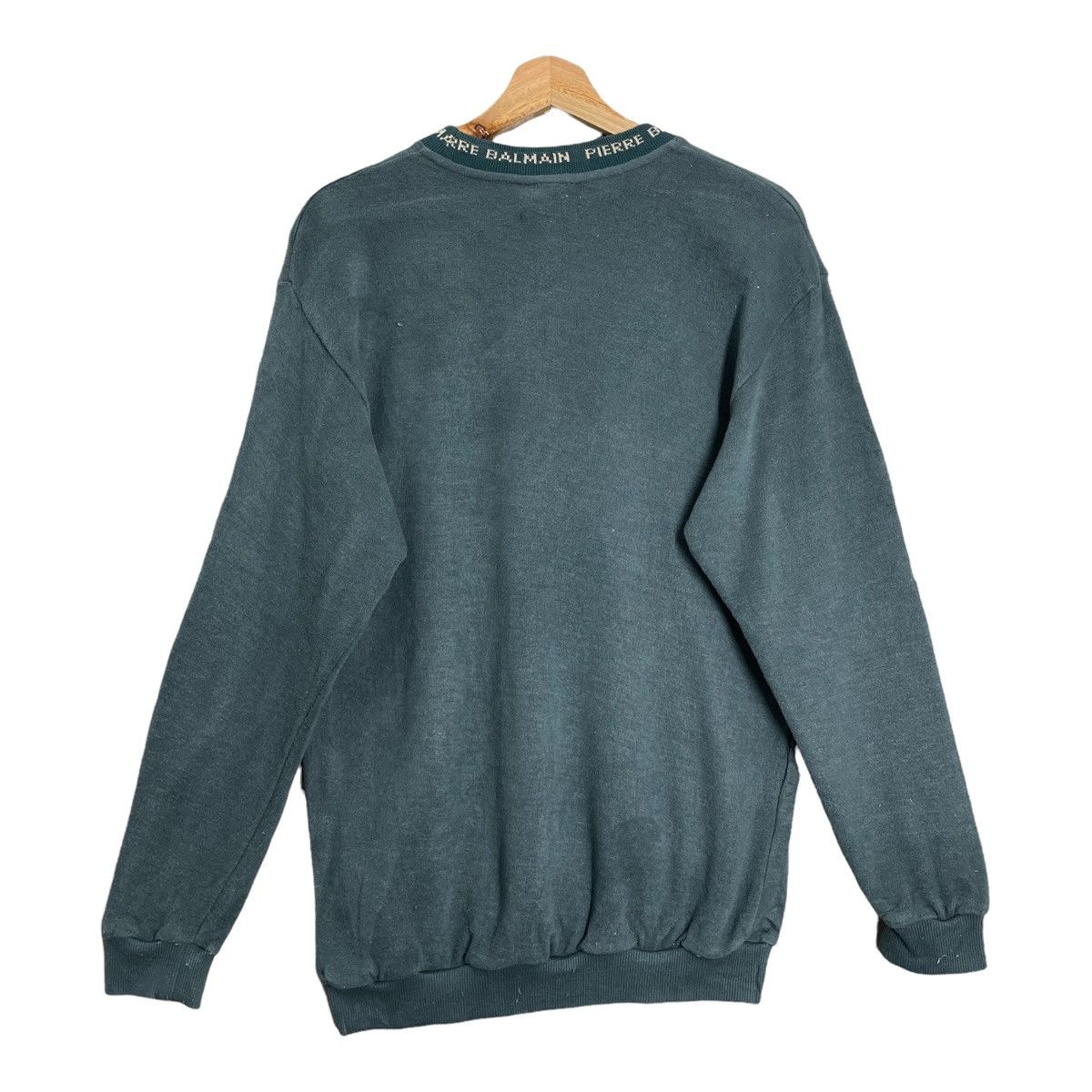 Pierre Balmain Pierre Balmain Big Logo Crewneck Sweatshirt Size M Size US M / EU 48-50 / 2 - 8 Thumbnail