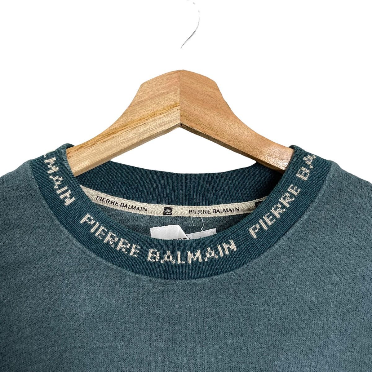 Pierre Balmain Pierre Balmain Big Logo Crewneck Sweatshirt Size M Size US M / EU 48-50 / 2 - 6 Thumbnail