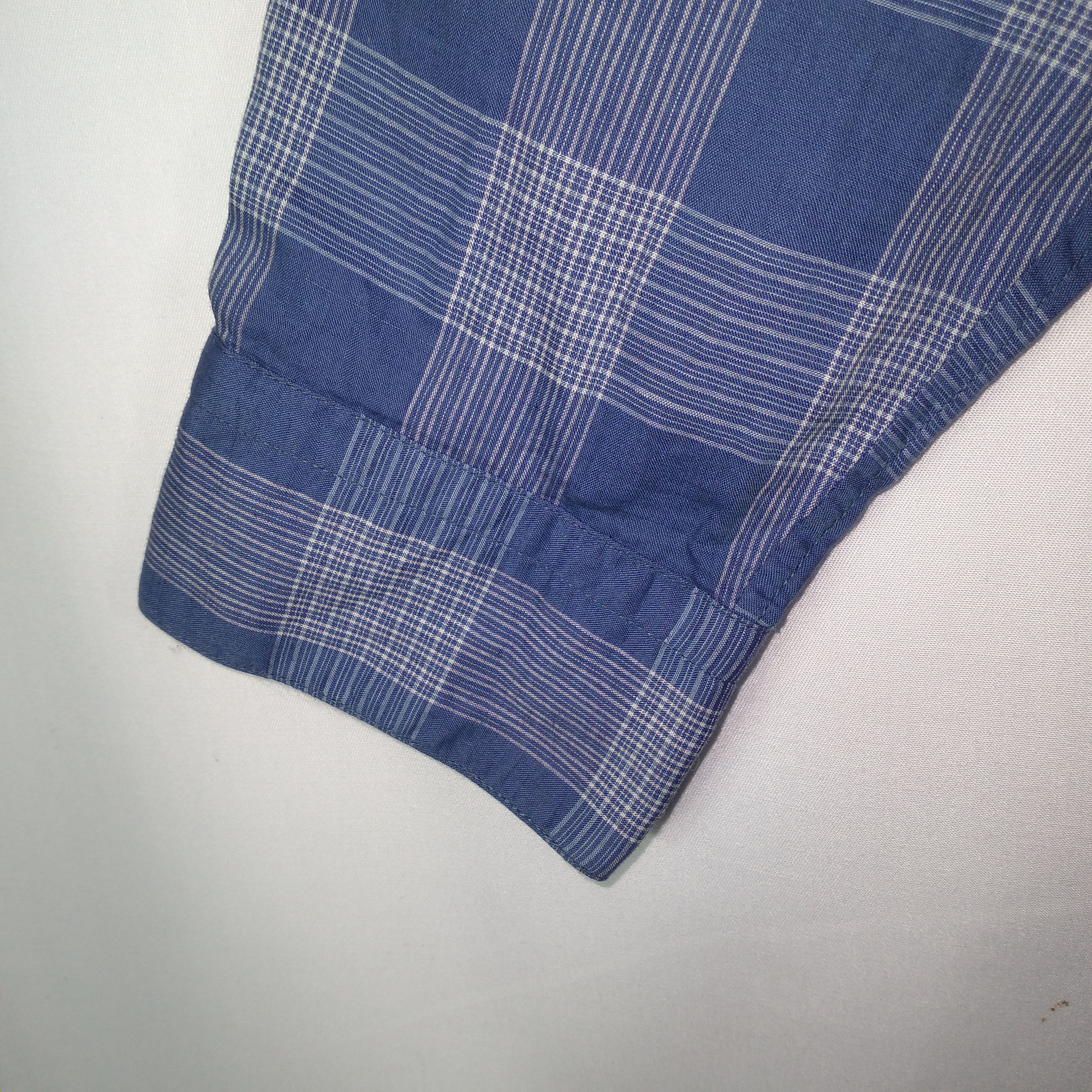 Designer × Issey Miyake × Tsumori Chisato Issey Miyake Checkerboard Double Pocket Full Buttons Shirts Size US M / EU 48-50 / 2 - 6 Thumbnail