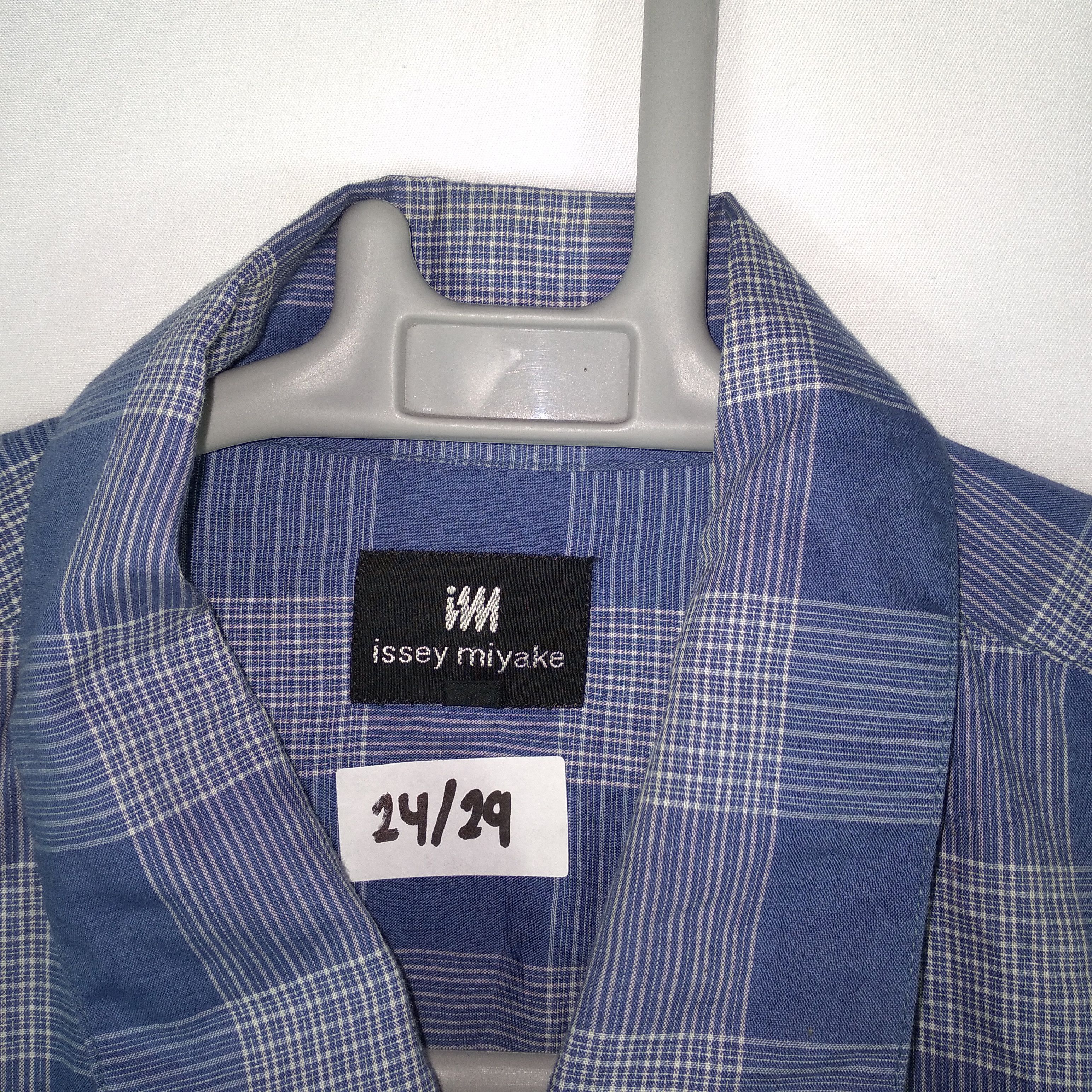 Designer × Issey Miyake × Tsumori Chisato Issey Miyake Checkerboard Double Pocket Full Buttons Shirts Size US M / EU 48-50 / 2 - 11 Thumbnail