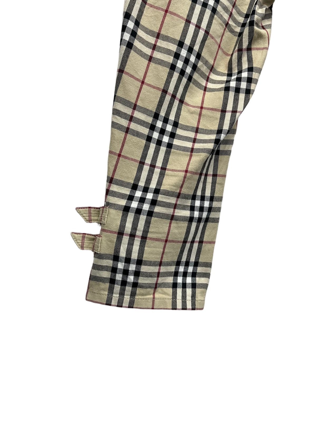 Burberry 🔥 BURBERRY NOVA CHECK BLUE LABEL Japan Three Quarters Pants Size 29" - 11 Thumbnail