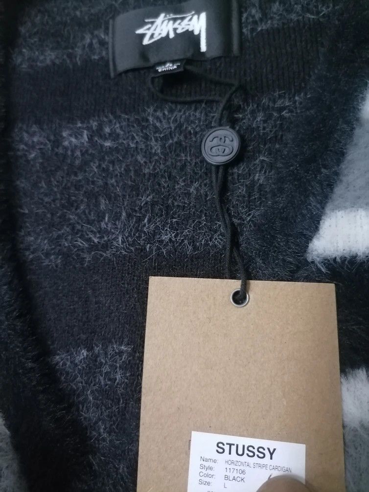 Stussy Stussy Mohair Shaggy Cadigan Sweater Size US L / EU 52-54 / 3 - 4 Thumbnail