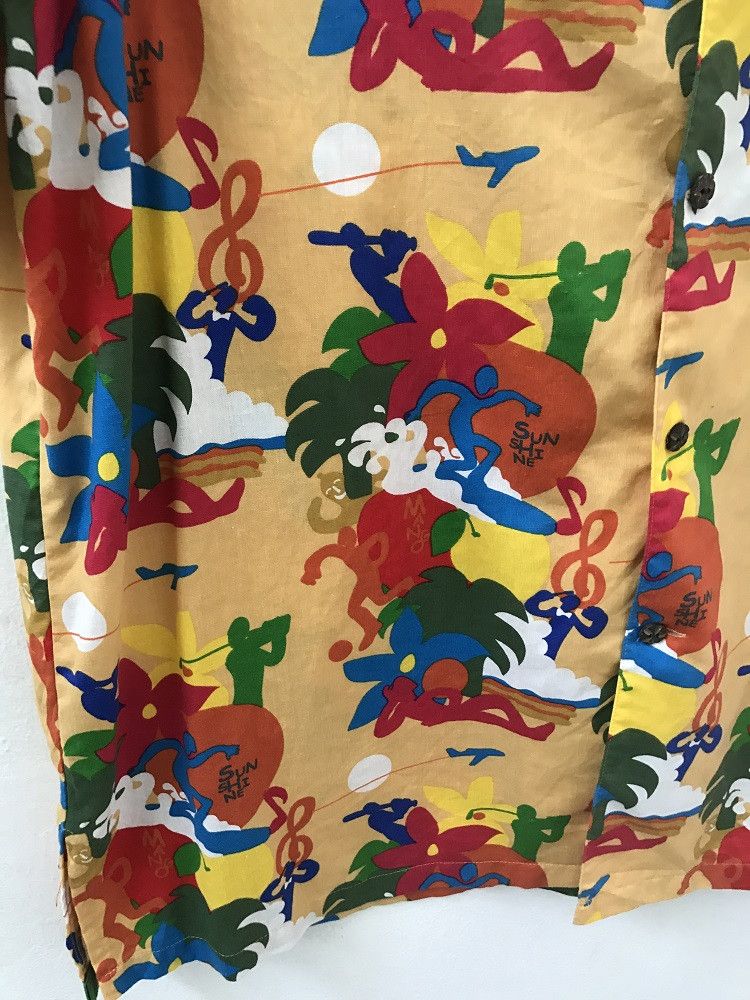 Japanese Brand i cha-ga Japan Abstract Pop Art Camp Collar Hawaiian Shirt Size US L / EU 52-54 / 3 - 9 Thumbnail