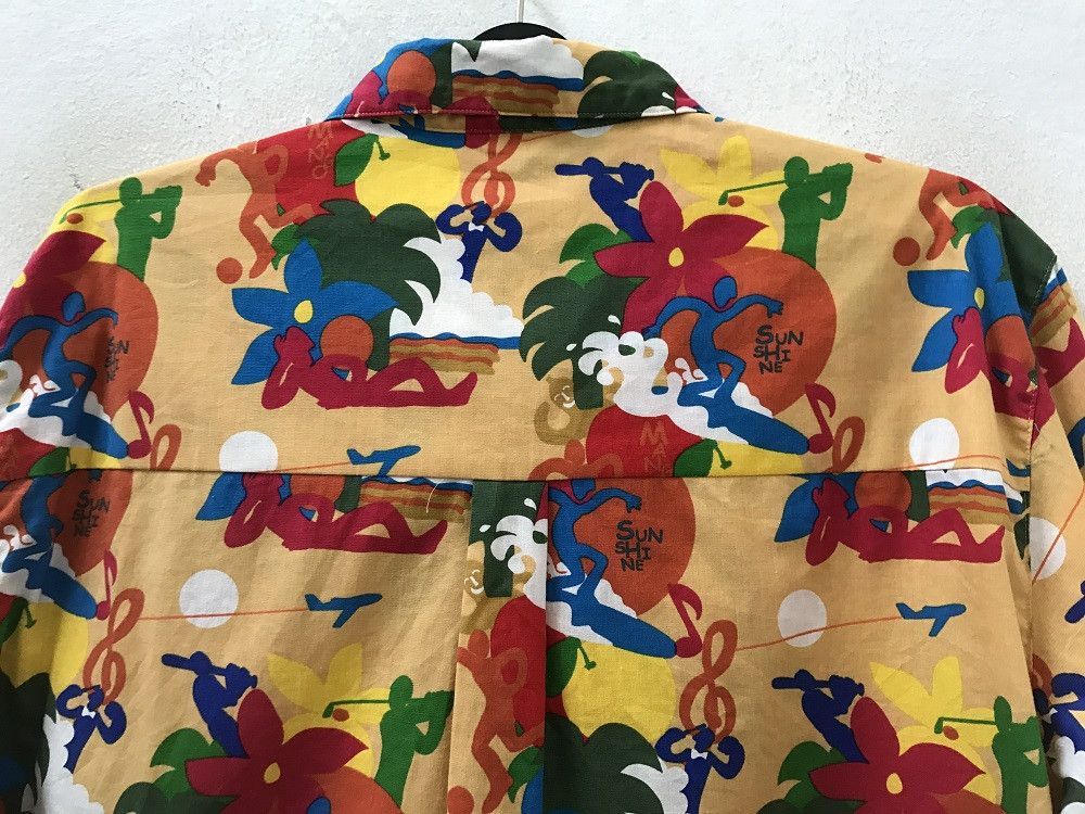 Japanese Brand i cha-ga Japan Abstract Pop Art Camp Collar Hawaiian Shirt Size US L / EU 52-54 / 3 - 13 Thumbnail