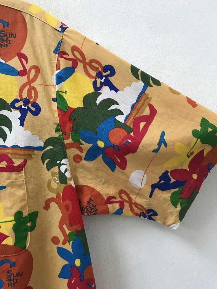 Japanese Brand i cha-ga Japan Abstract Pop Art Camp Collar Hawaiian Shirt Size US L / EU 52-54 / 3 - 6 Thumbnail