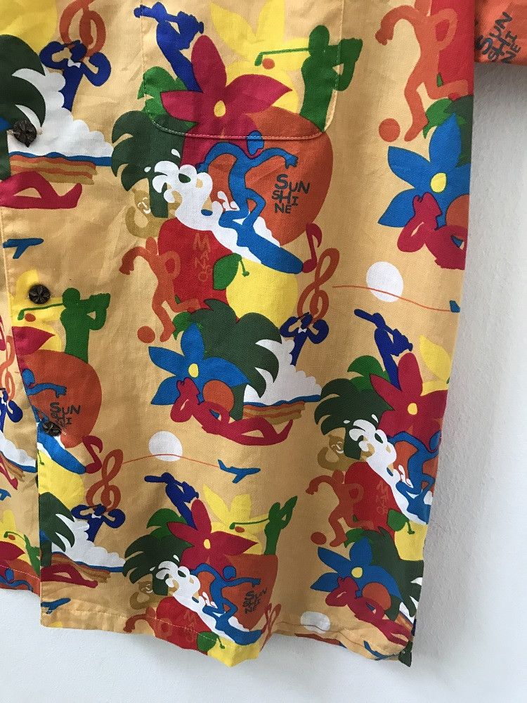 Japanese Brand i cha-ga Japan Abstract Pop Art Camp Collar Hawaiian Shirt Size US L / EU 52-54 / 3 - 5 Thumbnail