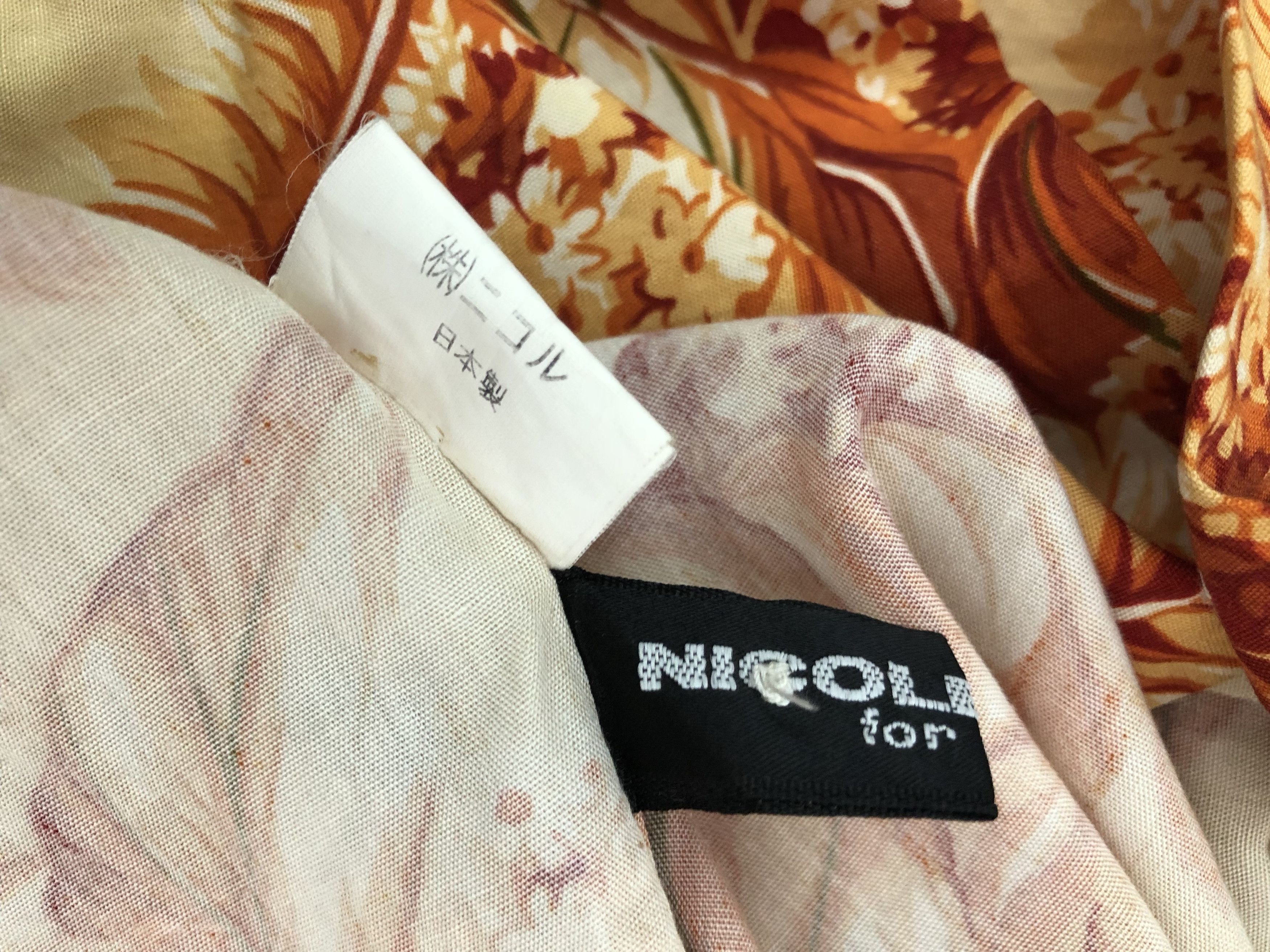Japanese Brand × Matsuda Nicole Club For Men Japan Border Floral Flower 100% Rayon Size US L / EU 52-54 / 3 - 12 Thumbnail